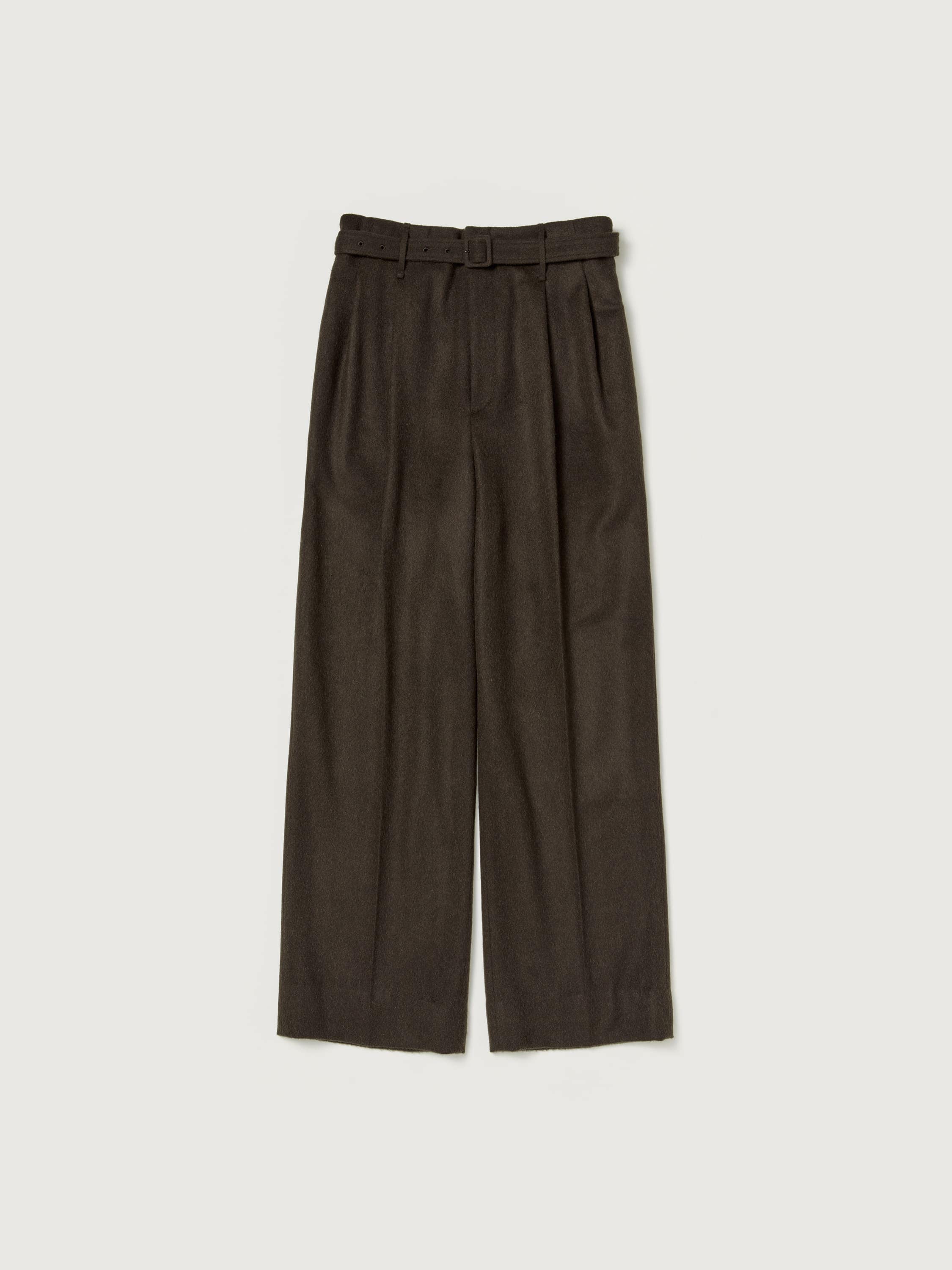 BABY CAMEL FLANNEL SLACKS 詳細画像 DARK BROWN 6