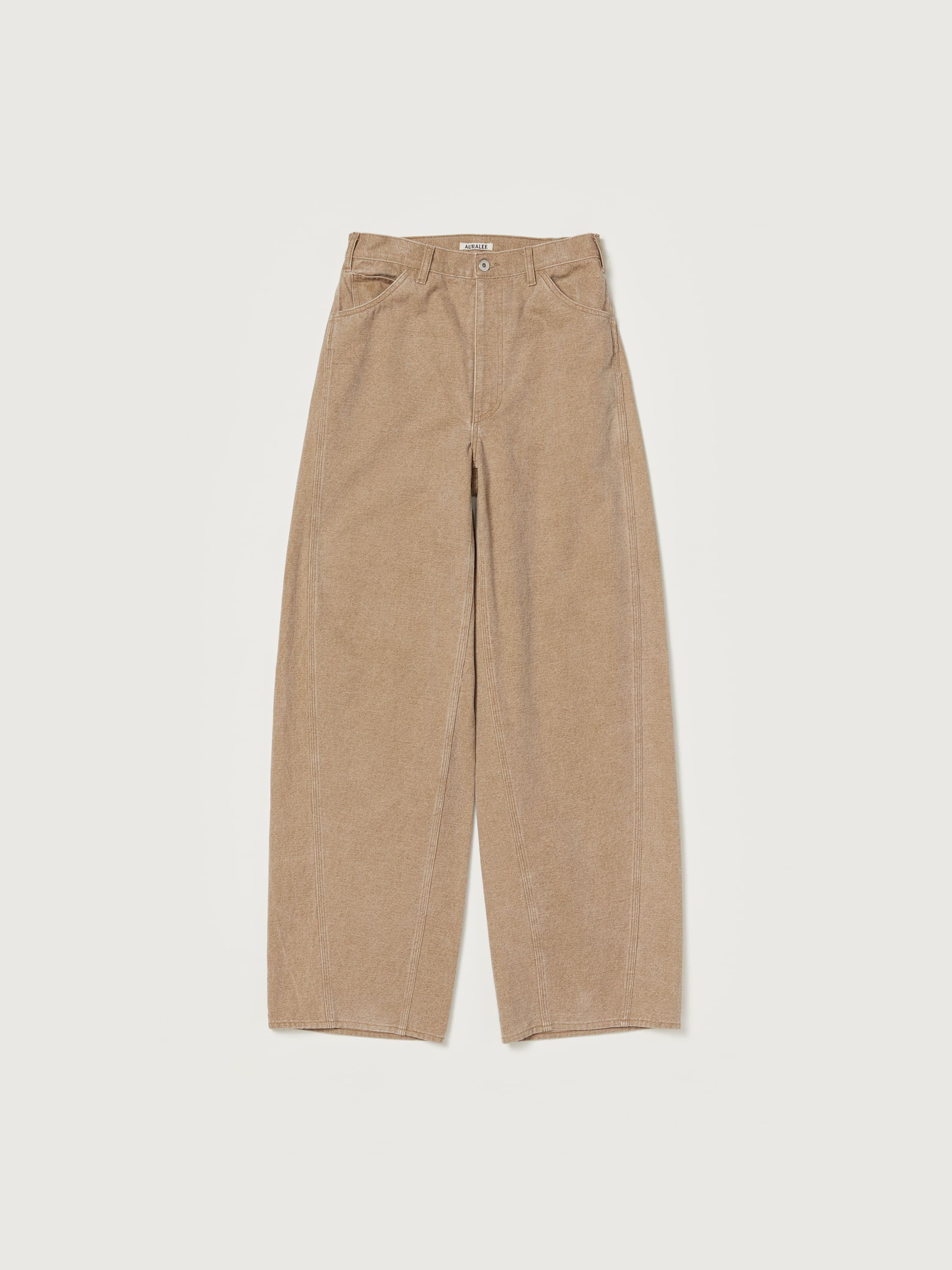 WASHED ORGANIC CANVAS PANTS 詳細画像 LIGHT BROWN 1