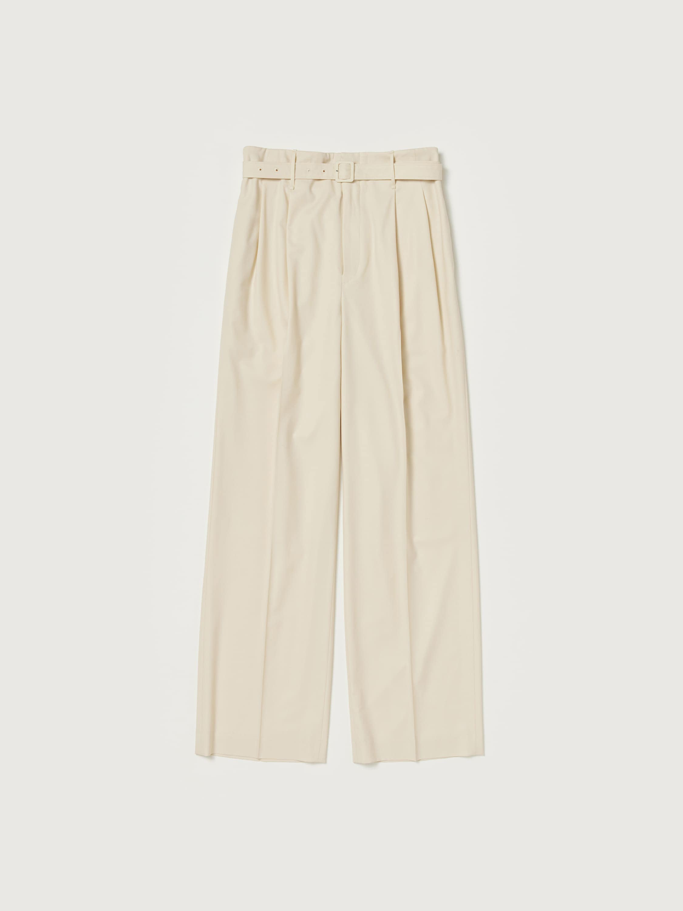 SUPER FINE TROPICAL WOOL SLACKS 詳細画像 IVORY BEIGE 5