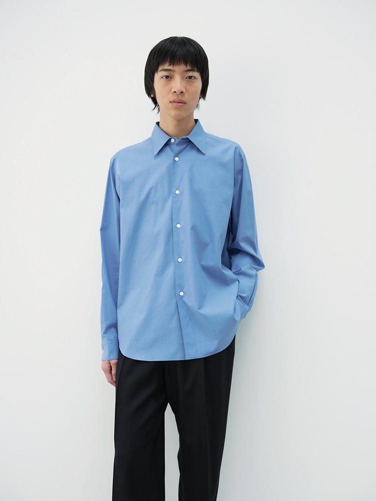 WASHED FINX TWILL SHIRT - AURALEE Official Website
