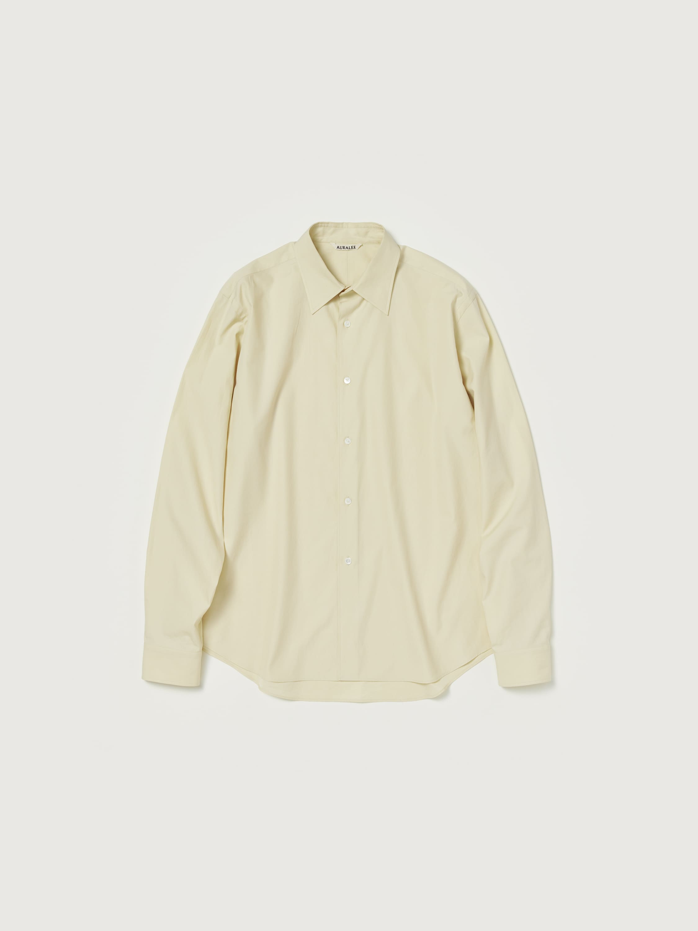 WASHED FINX TWILL SHIRT - AURALEE Official Website