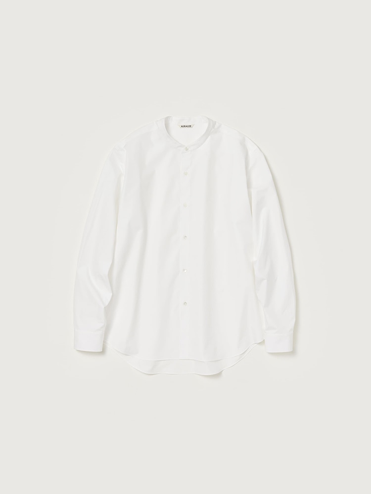 HIGH COUNT FINX OX  STAND COLLAR SHIRT