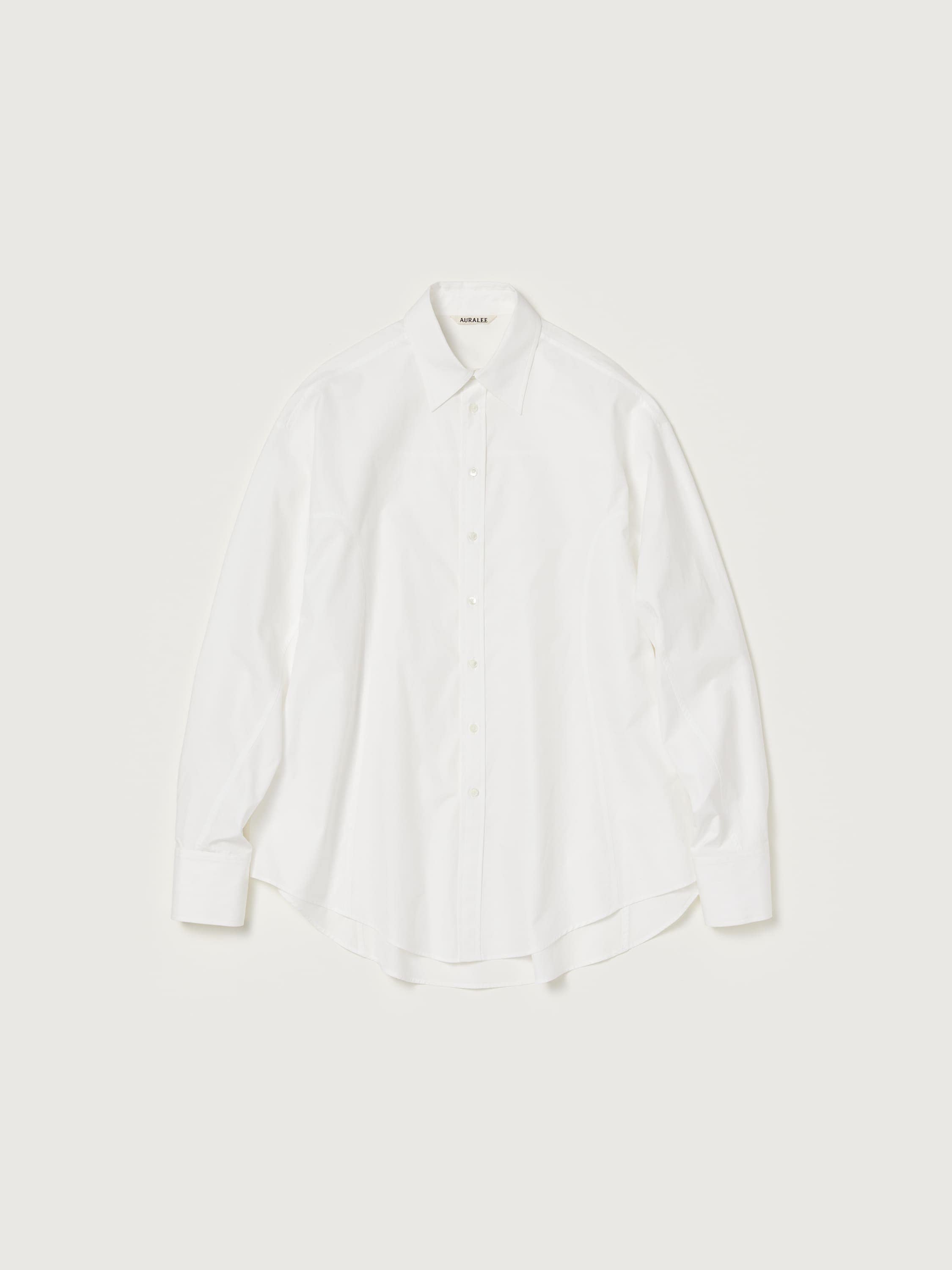 HIGH COUNT FINX OX DOLMAN SLEEVE SHIRT 詳細画像 WHITE 1