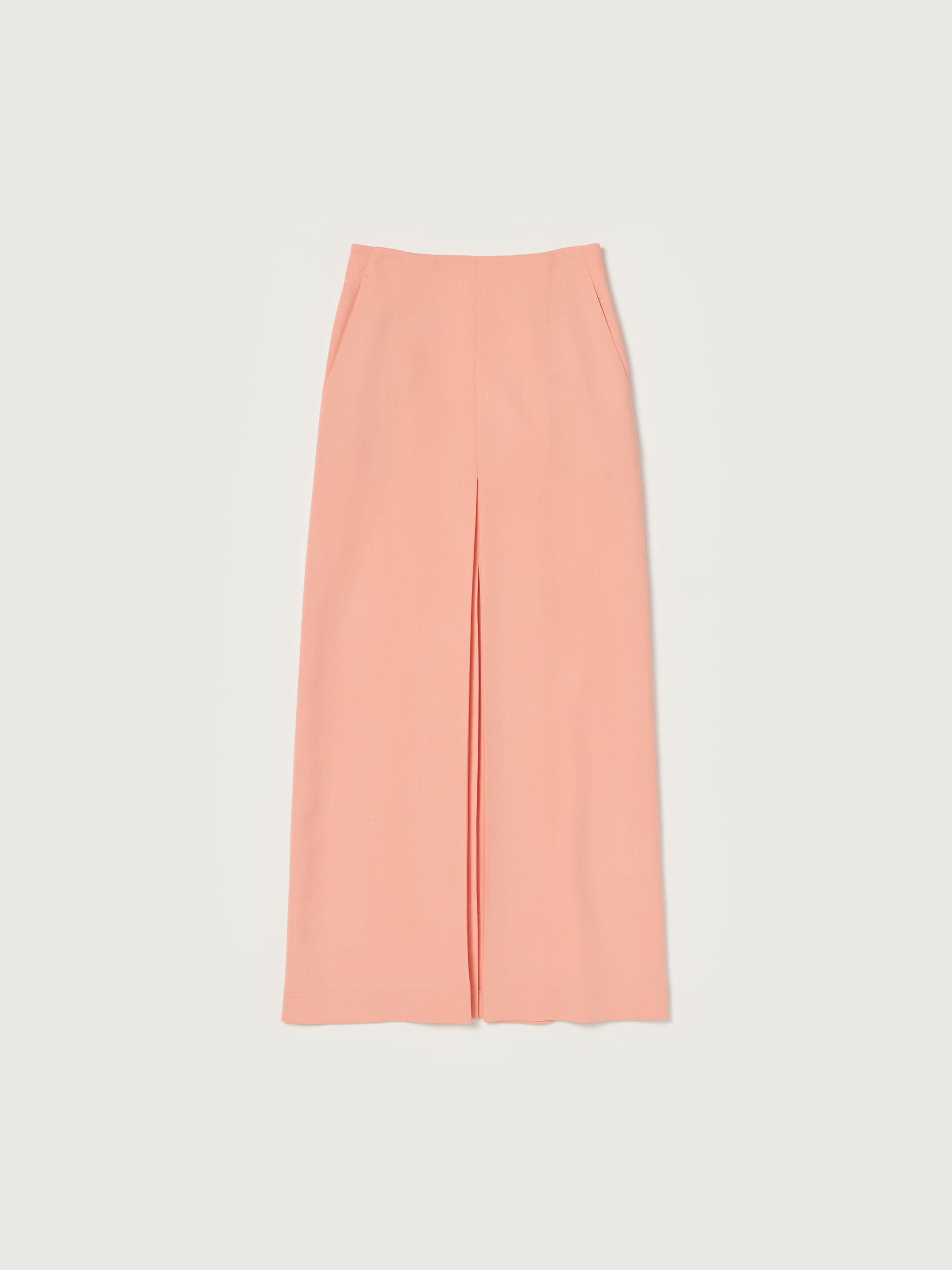 TENSE WOOL DOUBLE CLOTH SKIRT 詳細画像 SALMON PINK 1