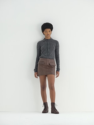 Next brown leather mini skirt best sale