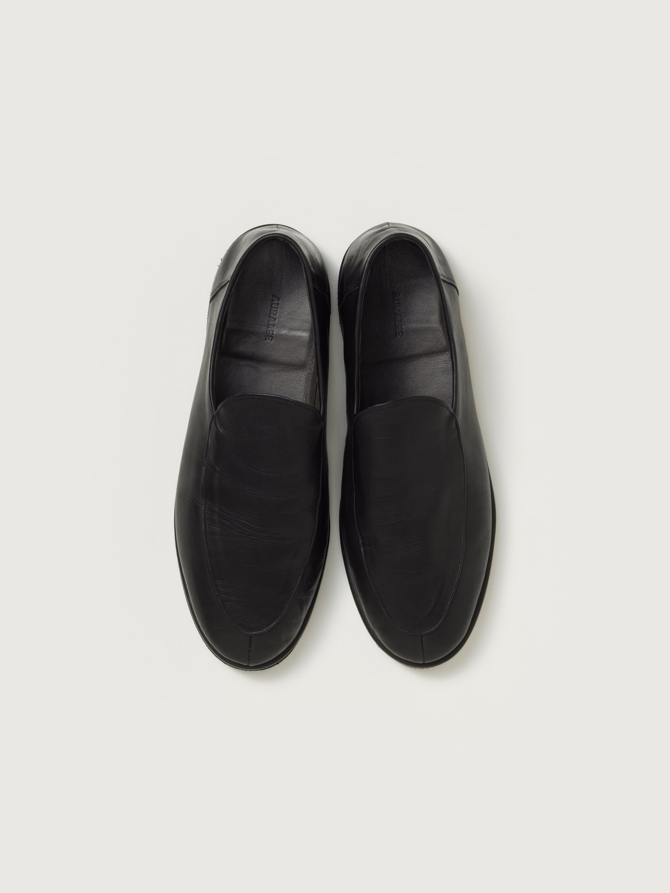 LEATHER SLIP-ONS 詳細画像 BLACK 2