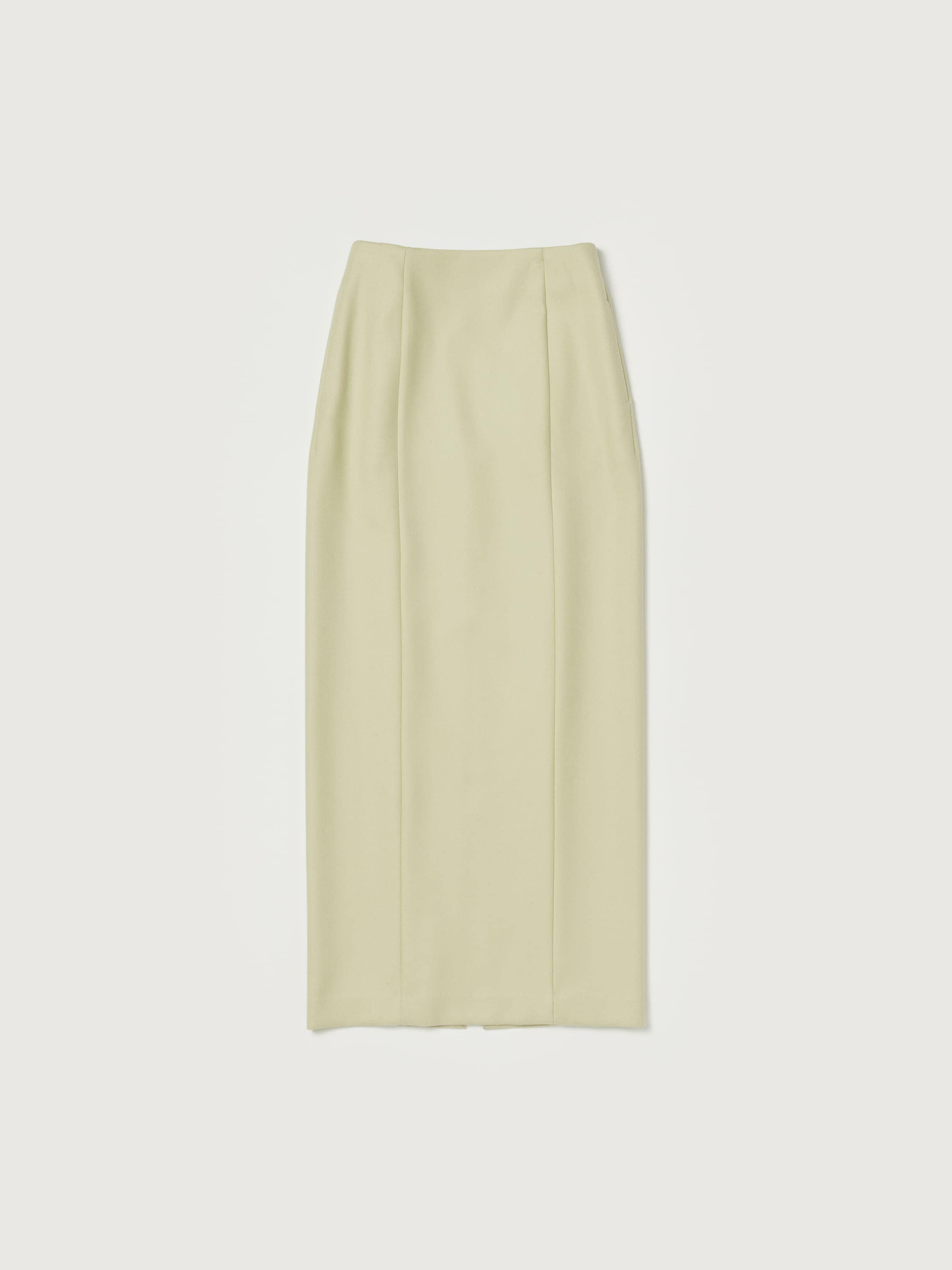 LIGHT MELTON SKIRT 詳細画像 YELLOW KHAKI 1