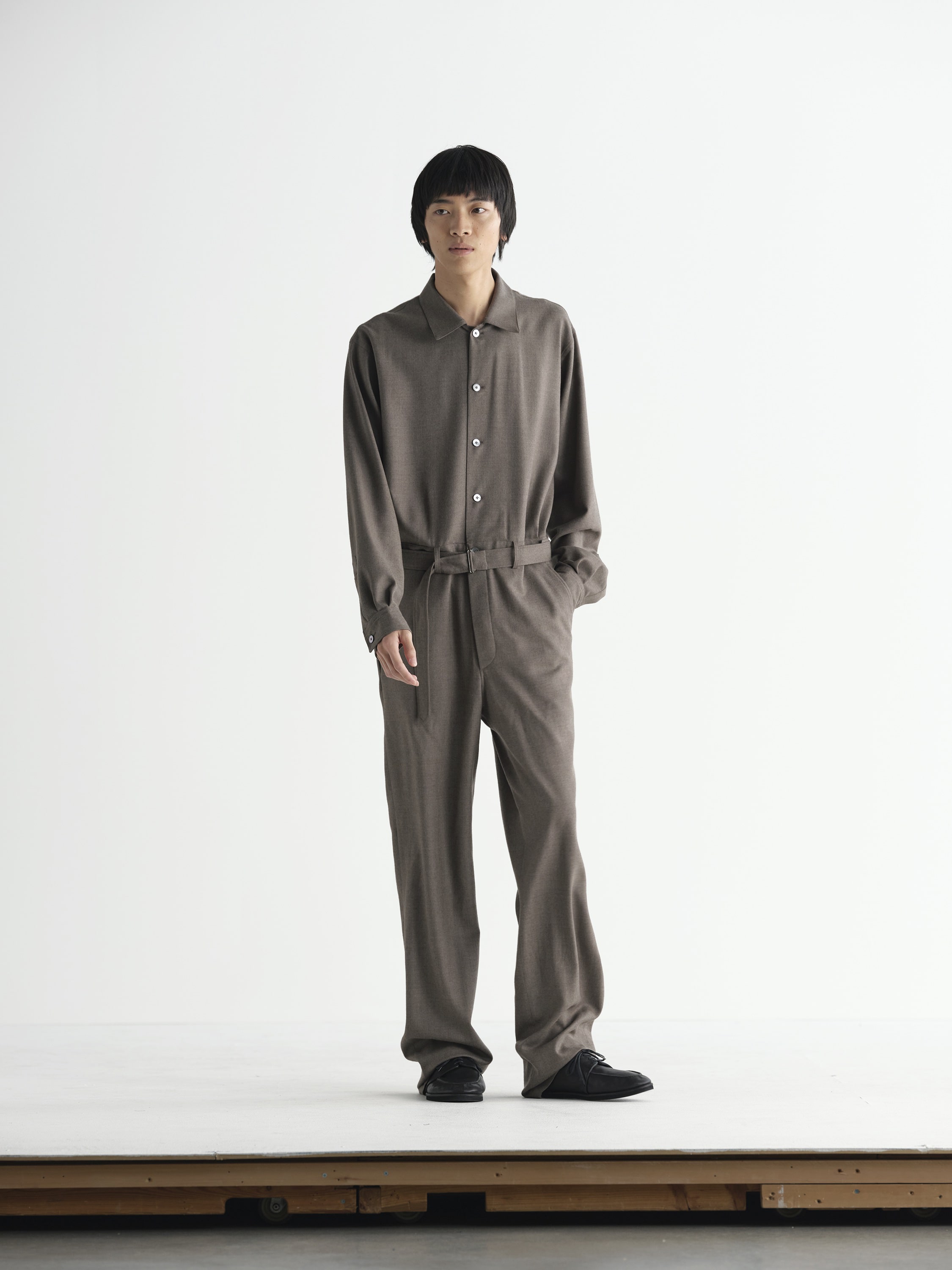 SUPER LIGHT WOOL JUMPSUIT 詳細画像 TOP BROWN 1