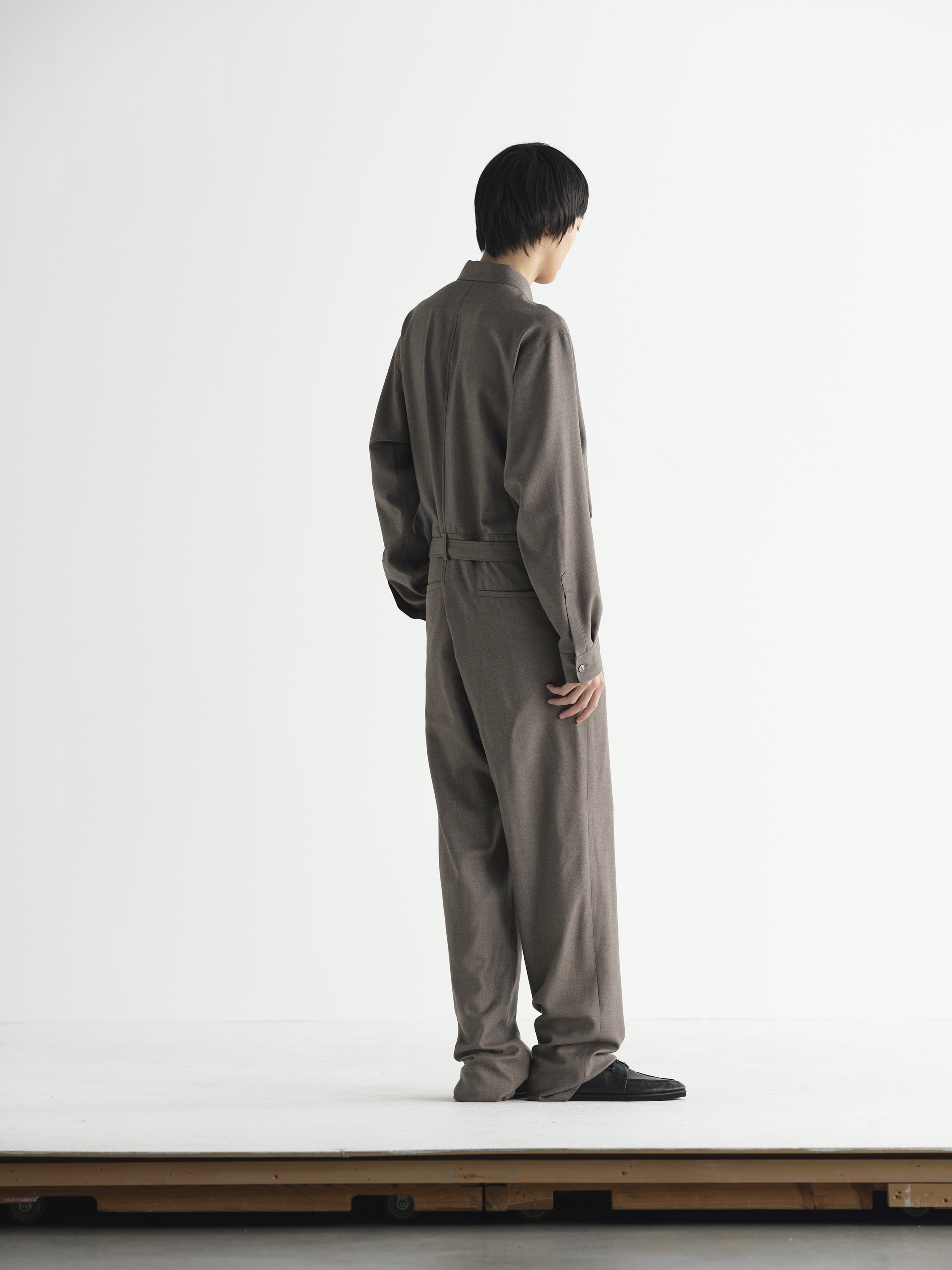 SUPER LIGHT WOOL JUMPSUIT 詳細画像 TOP BROWN 4