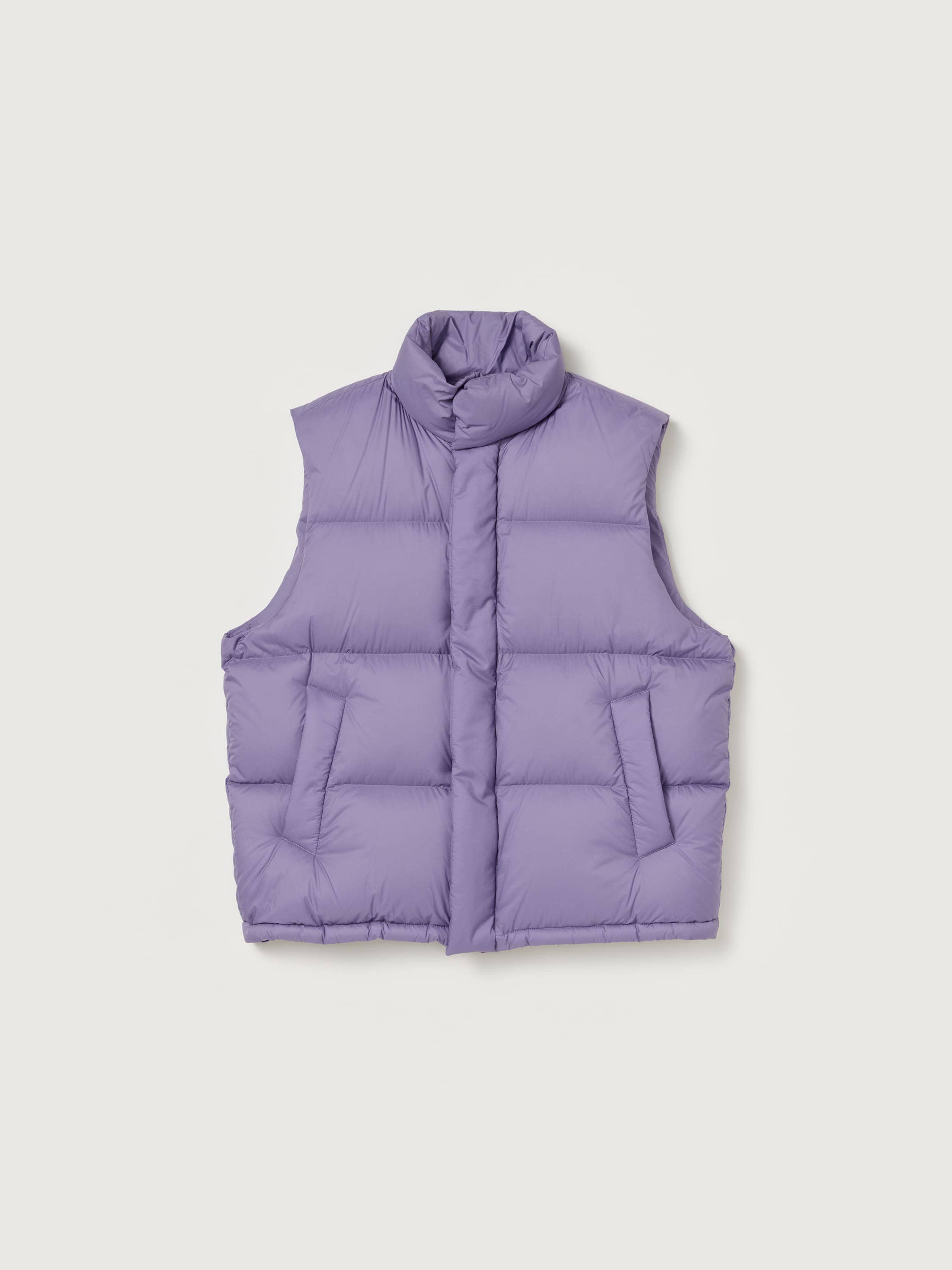 SUPER LIGHT NYLON RIPSTOP DOWN VEST 詳細画像 PURPLE 1