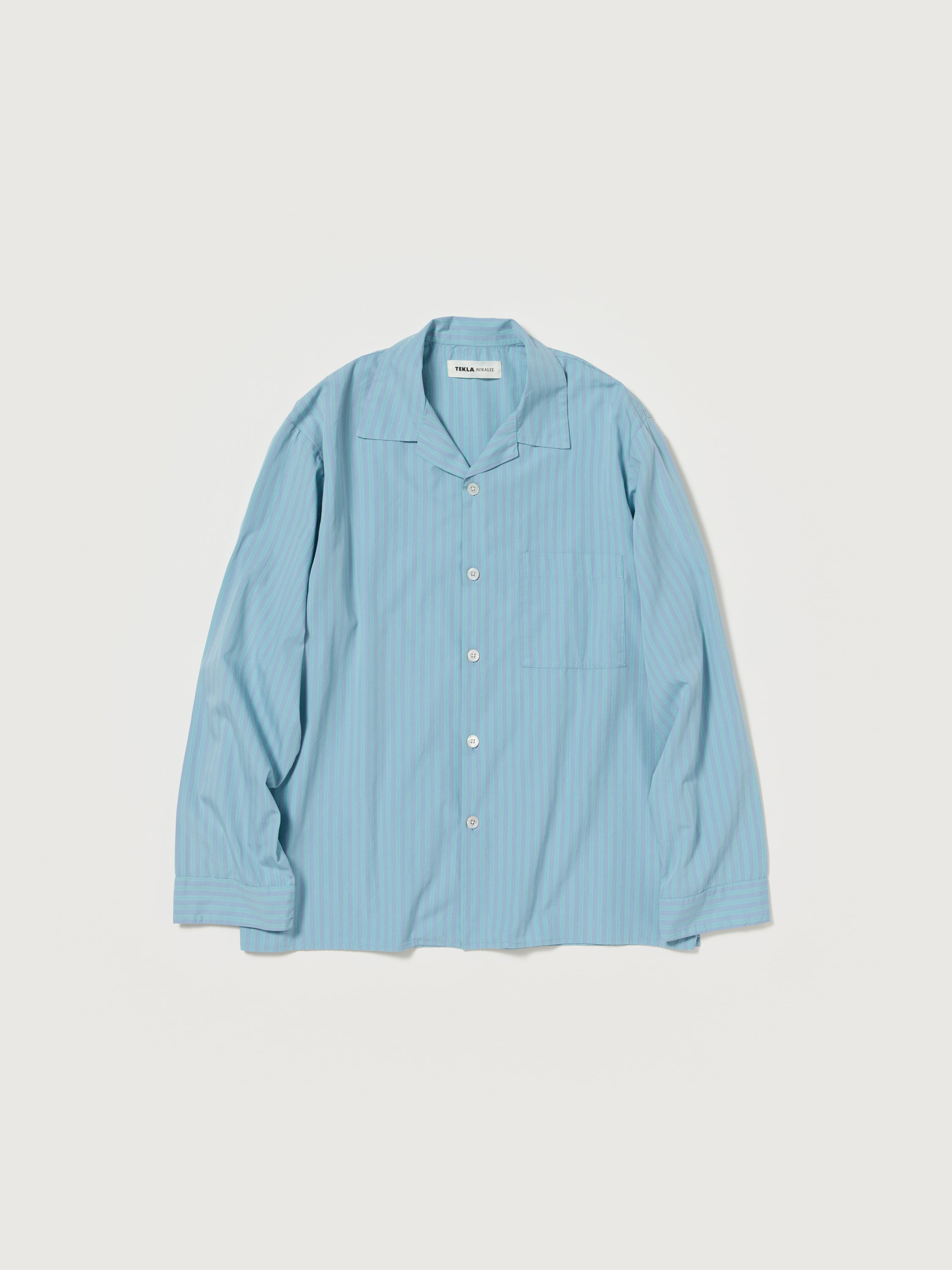 COTTON POPLIN - PYJAMAS SHIRT 詳細画像 MIST STRIPES 4