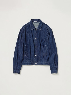 SELVEDGE LIGHT DENIM BLOUSON - AURALEE Official Website