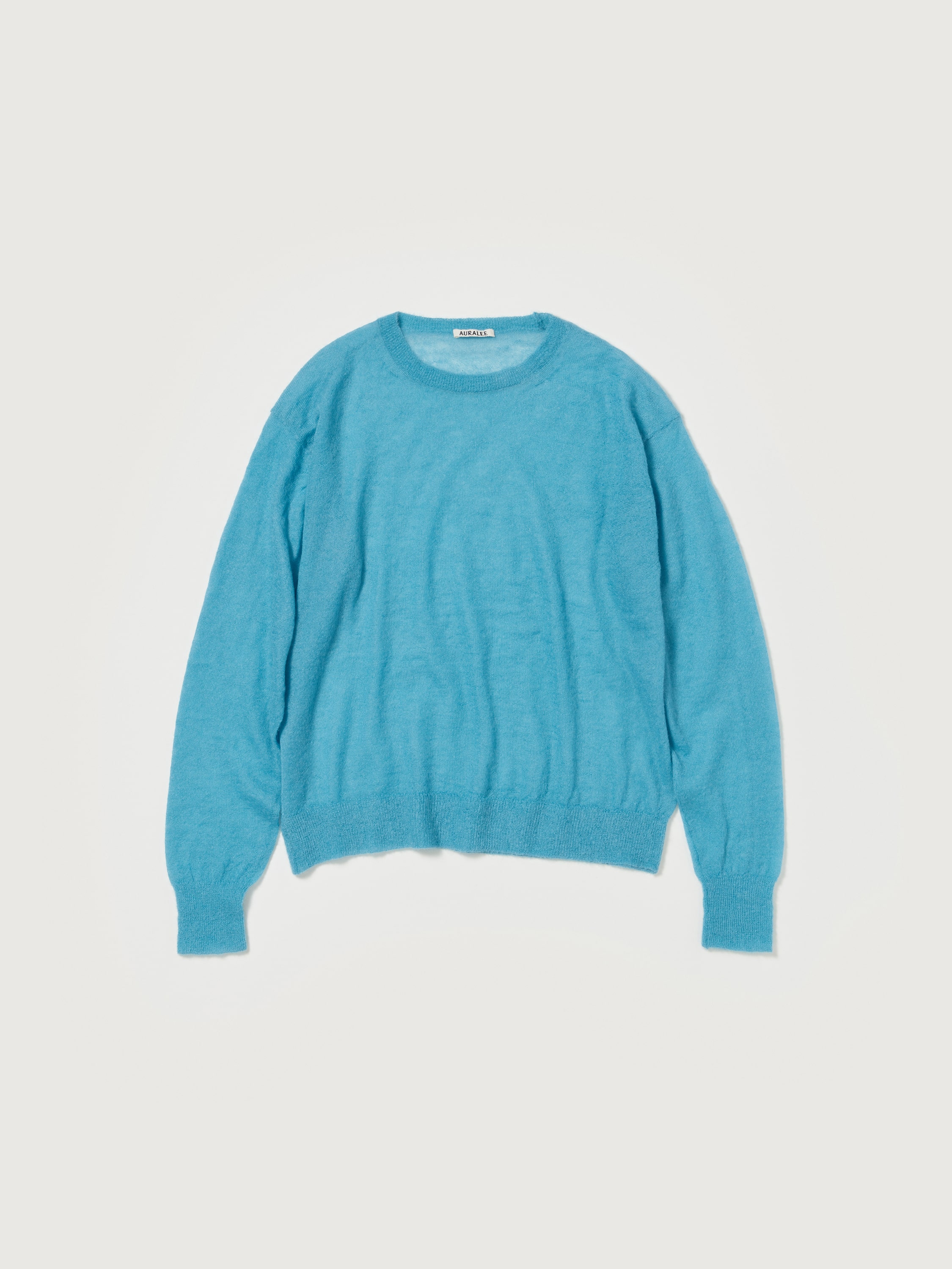 KID MOHAIR SHEER KNIT P/O 詳細画像 TURQUOISE BLUE 1