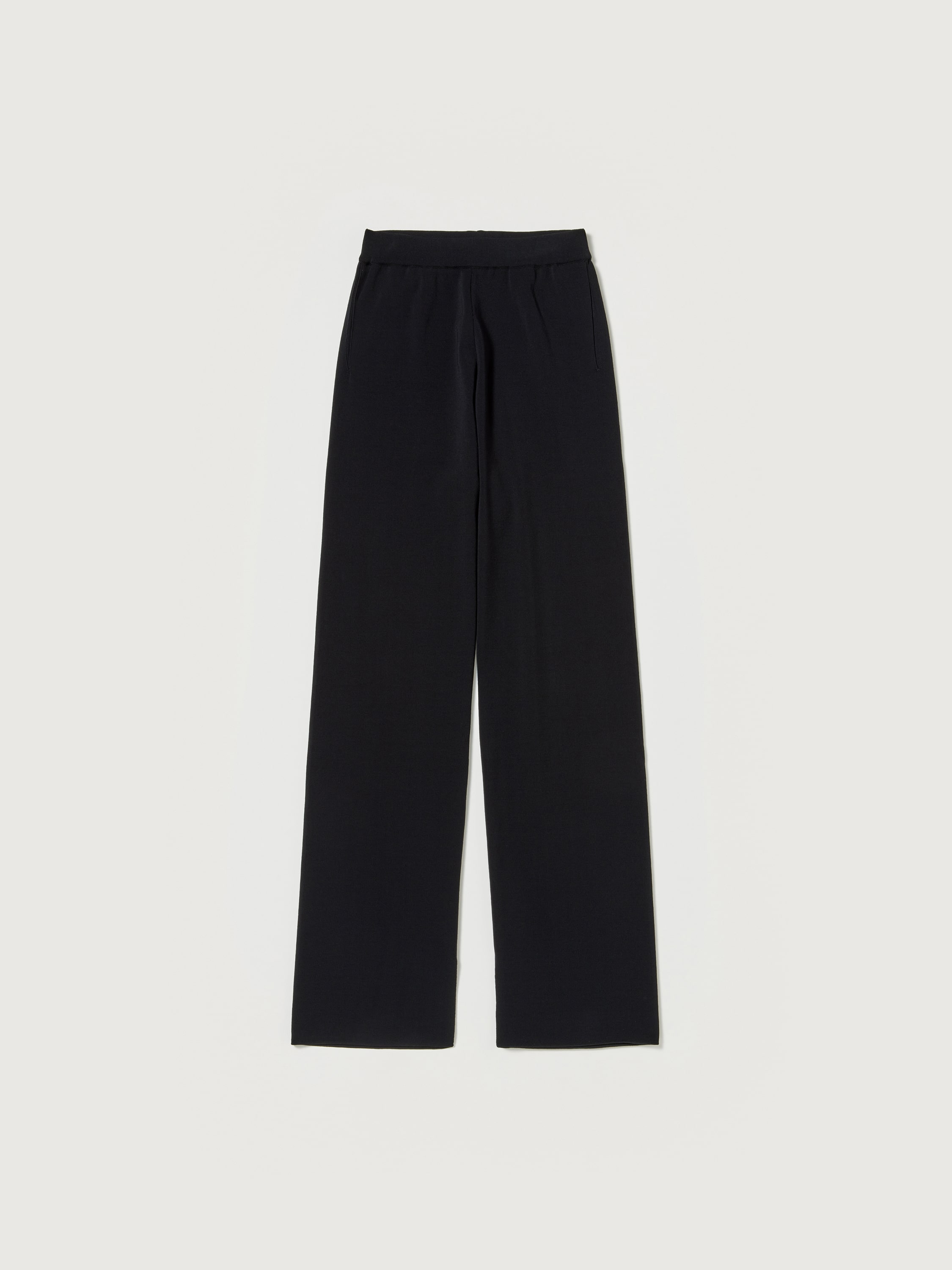 Black Mohair Pants, Hand Knit Trousers T1090 -  Sweden