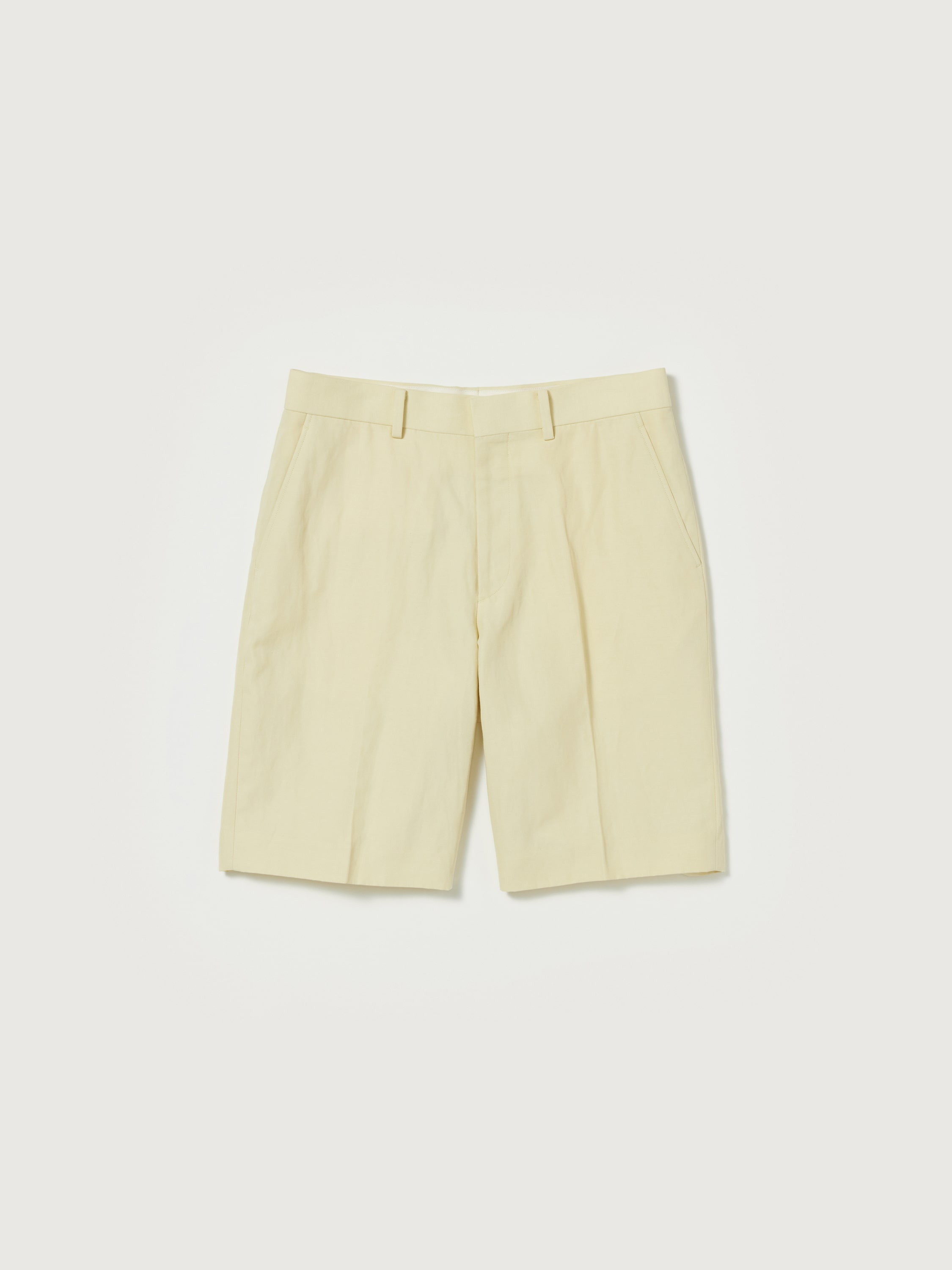 short fin Men's Linen Cargo Shorts (Natural, Size 30 L8002)
