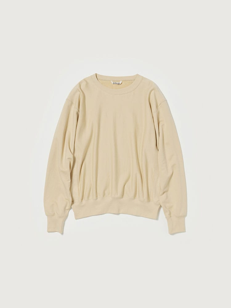 ELASTIC HIGH GAUGE SWEAT P/O - AURALEE Official Website