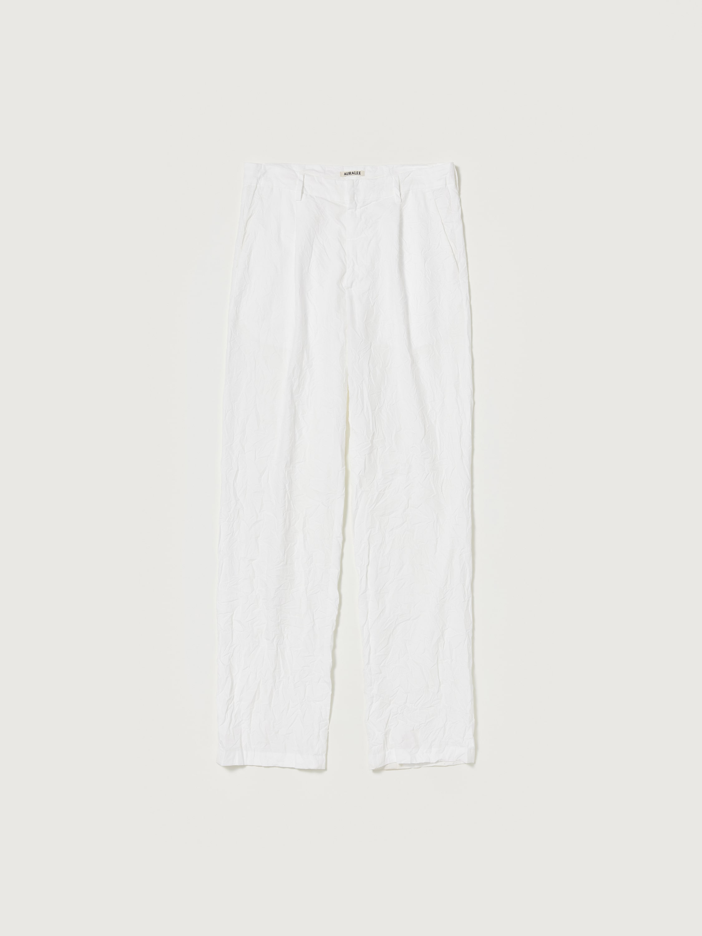 WRINKLED WASHED FINX TWILL PANTS 詳細画像 WHITE 5