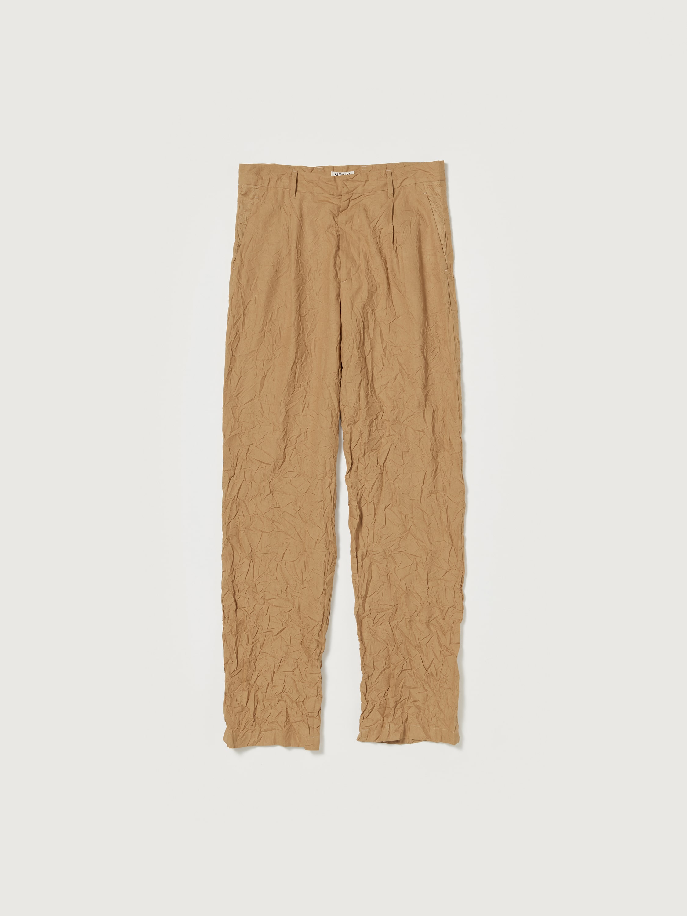 WRINKLED WASHED FINX TWILL PANTS 詳細画像 BROWN 1