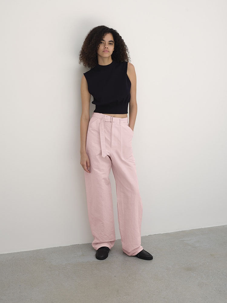 Coral stretch-wool pants - FG atelier