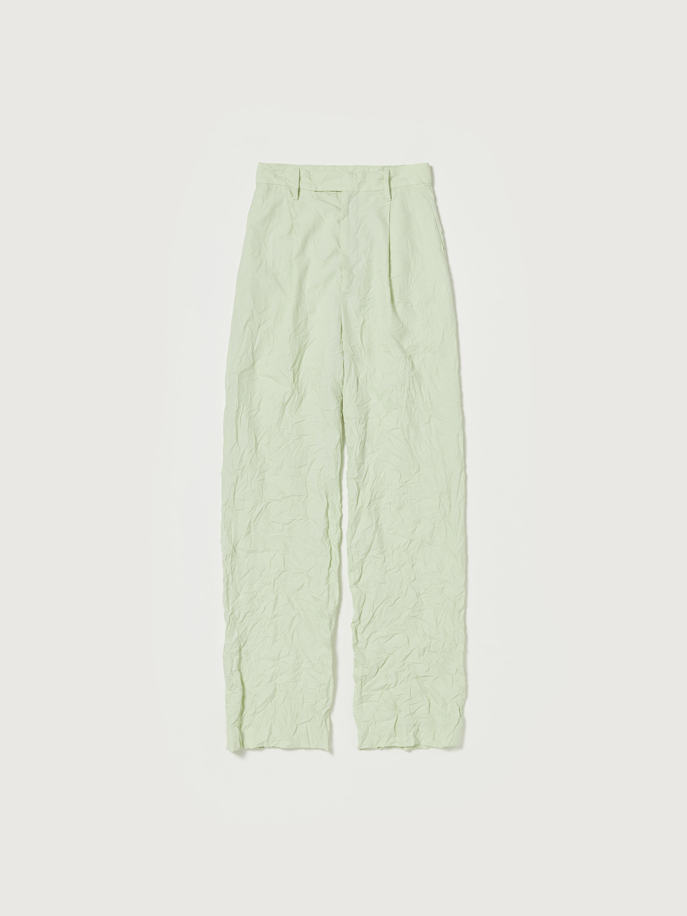 WRINKLED WASHED FINX TWILL PANTS 詳細画像 LIGHT GREEN 1