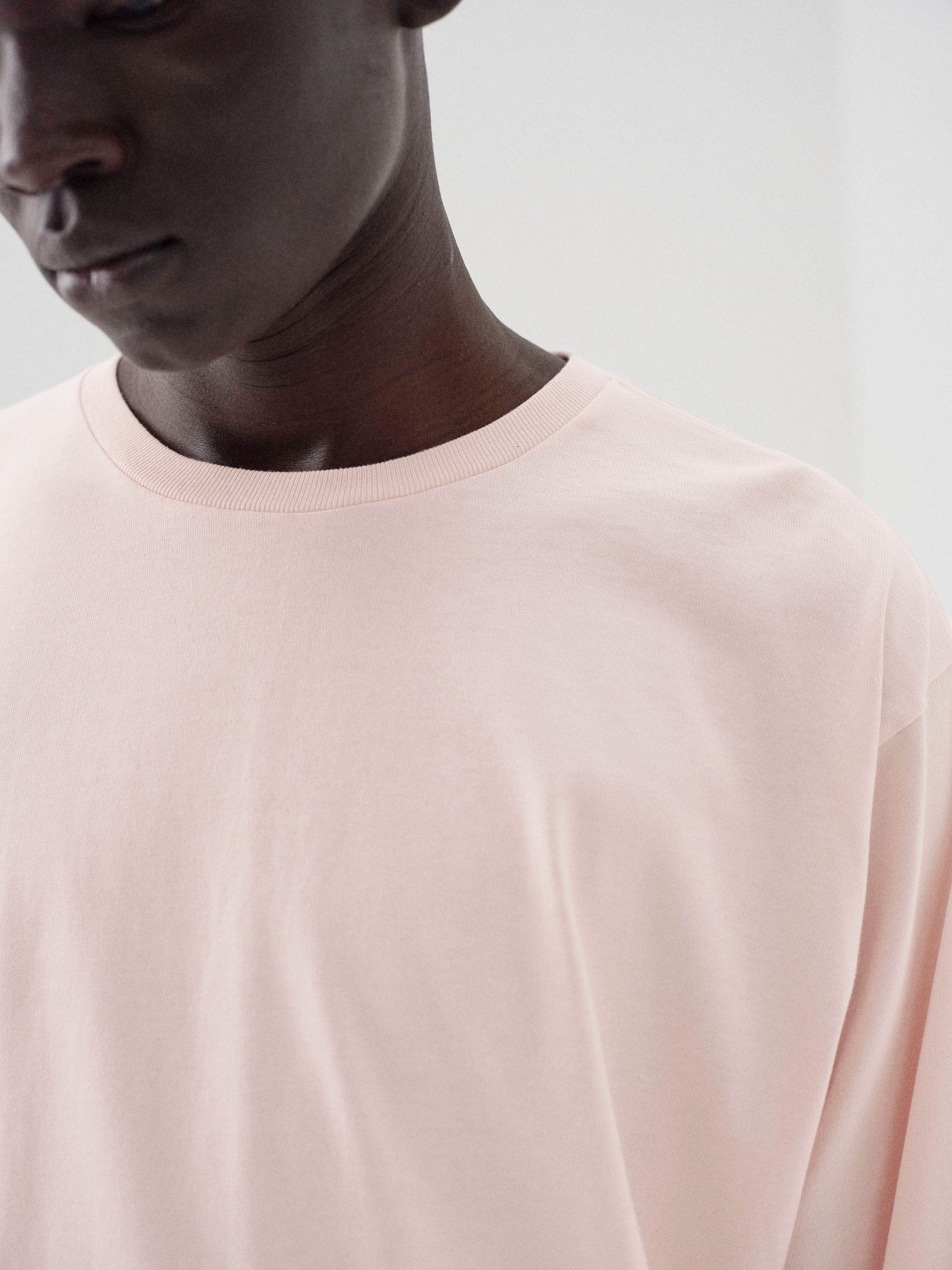 LUSTER PLAITING L/S TEE 詳細画像 PALE PINK 3