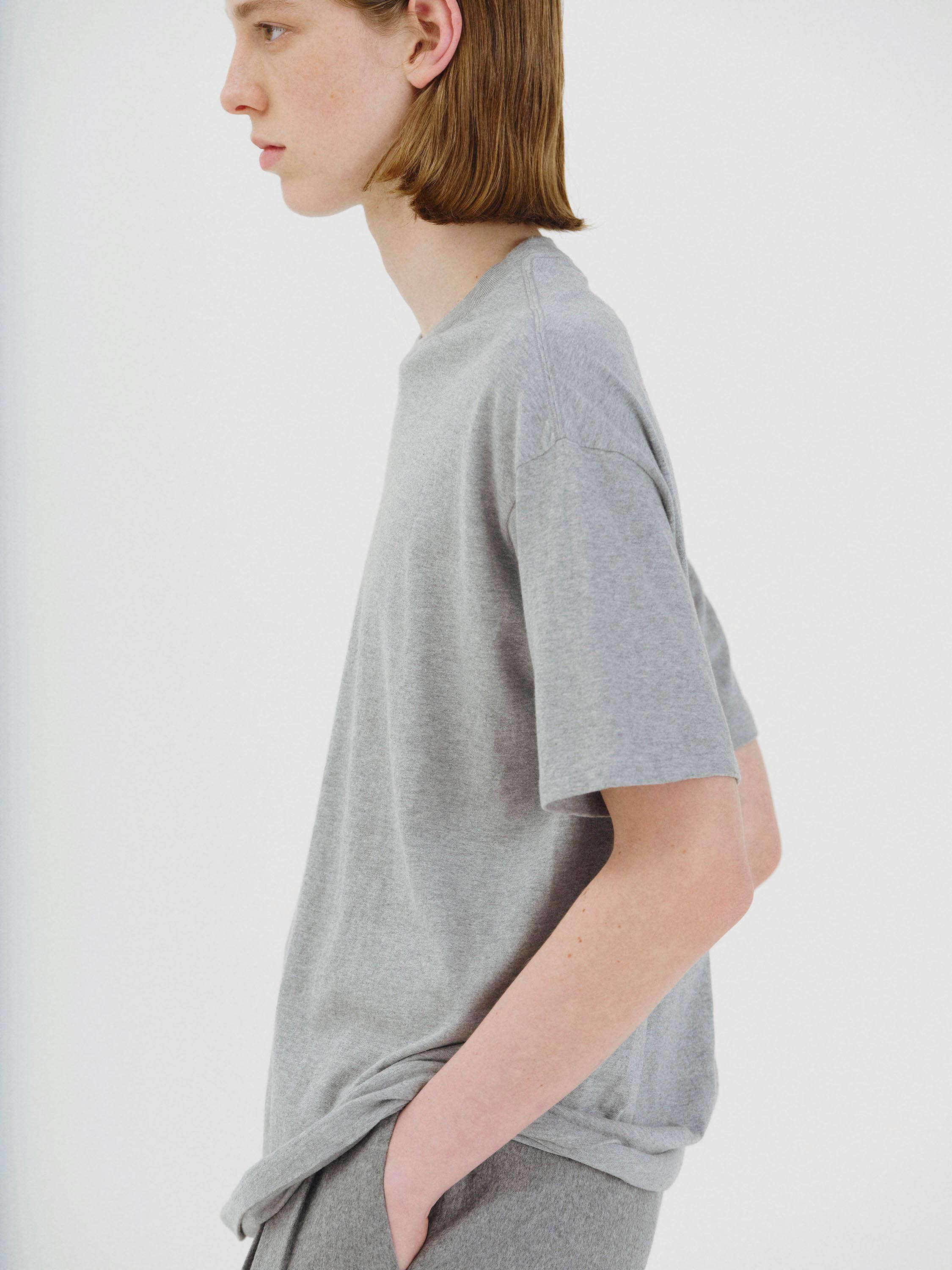 SEAMLESS CREW NECK TEE 詳細画像 TOP GRAY 2