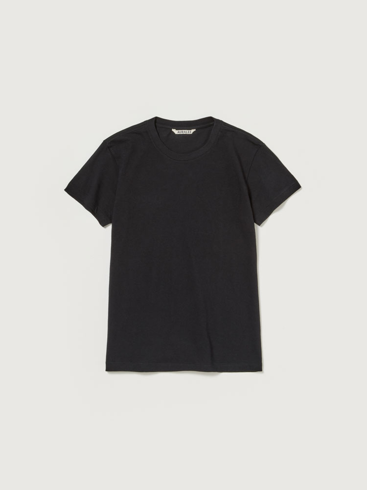 AURALEE オーラリー Tシャツ・カットソー 黒 0489924O0098 AURALEE（オーラリー）Tシャツ・カットソー 黒 サイズ:1(M位