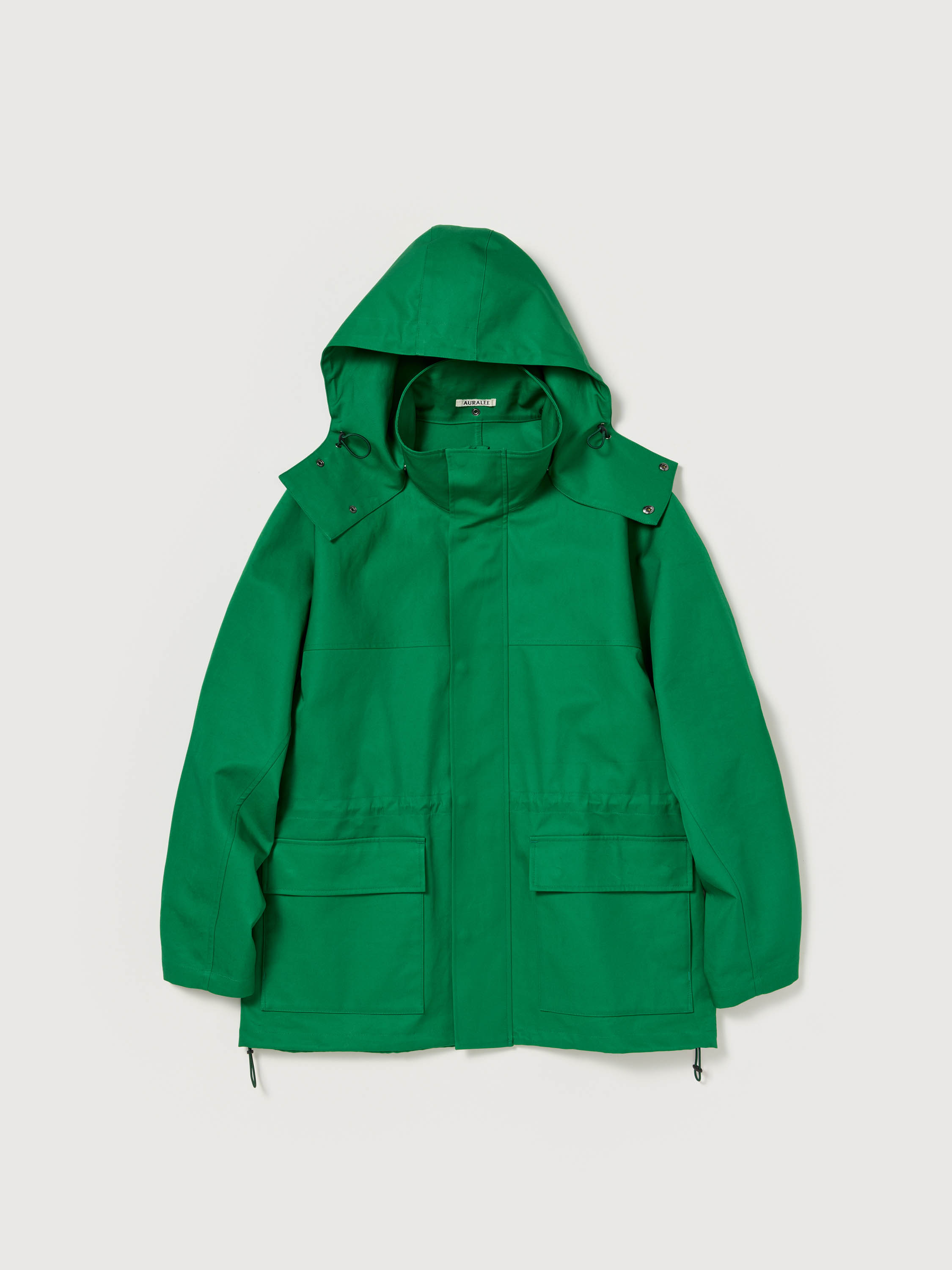 HIGH-DENSITY BONDED COTTON GABARDINE BLOUSON 詳細画像 GREEN 6