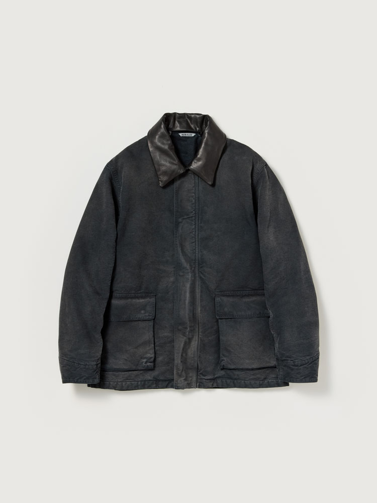 新品25ss auralee ダック トラディショナルジャケット カバーオール AURALEE(オーラリー) 25SSORGANIC COTTON DUCK BLOUSONコットン