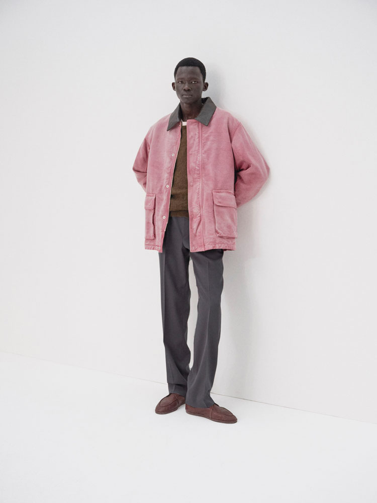 PRODUCT DYED ORGANIC COTTON DUCK BLOUSON - AURALEE Official
