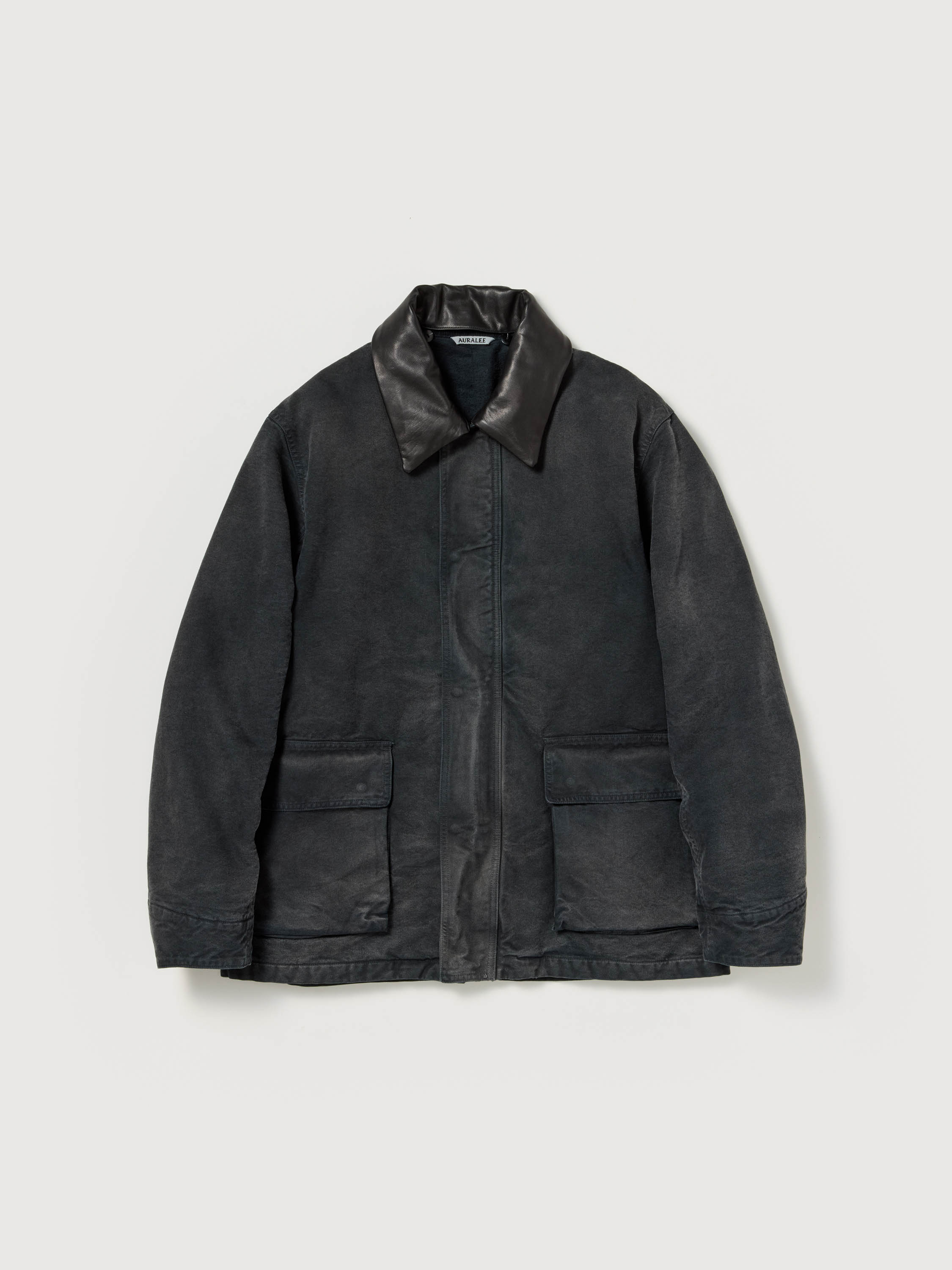 PRODUCT DYED ORGANIC COTTON DUCK BLOUSON - AURALEE Official