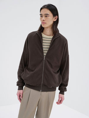 SUPER HIGH GAUGE SWEAT ZIP BLOUSON