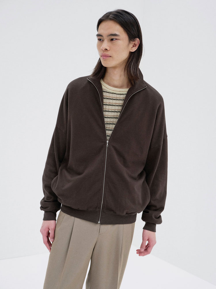 SUPER HIGH GAUGE SWEAT ZIP BLOUSON