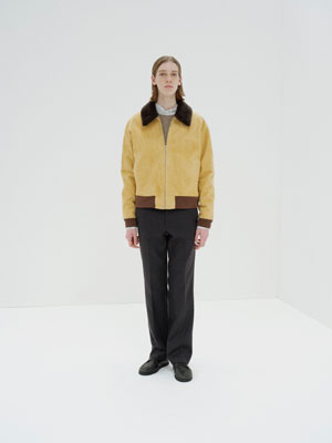 GOAT SUEDE ZIP BLOUSON