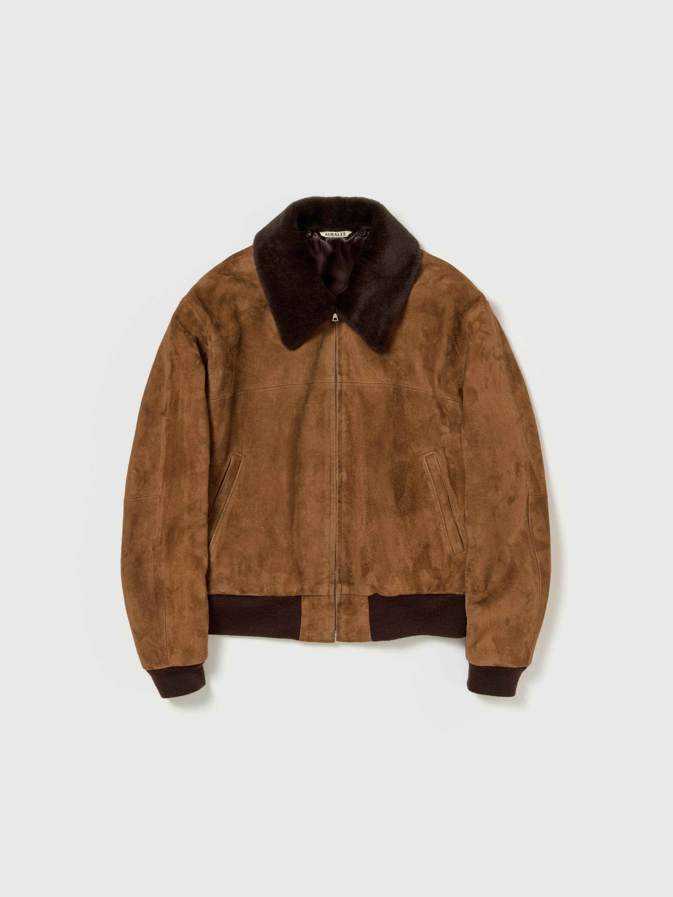GOAT SUEDE ZIP BLOUSON 詳細画像 CAMEL BROWN 1