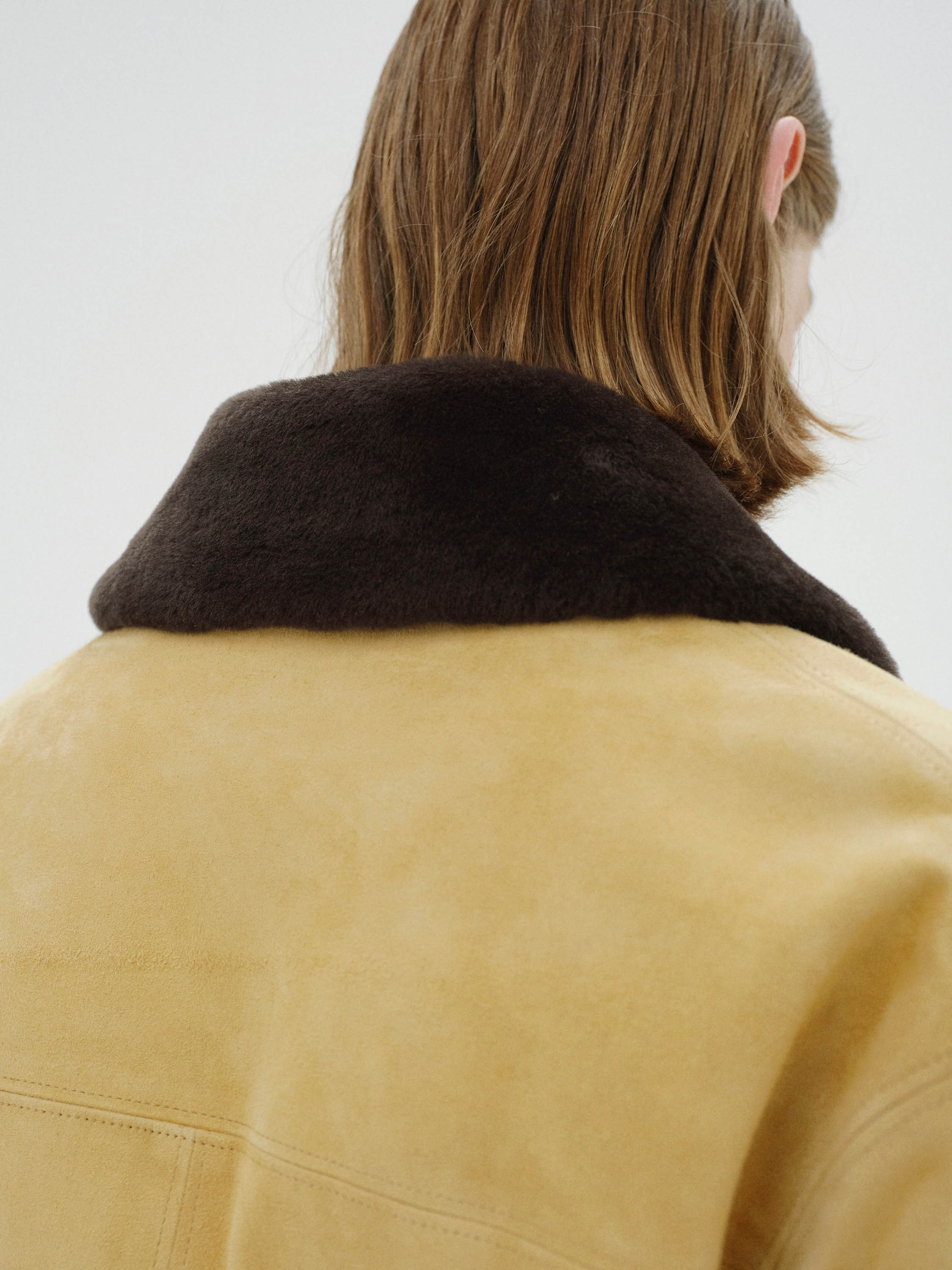 GOAT SUEDE ZIP BLOUSON 詳細画像 DUSTY YELLOW 4
