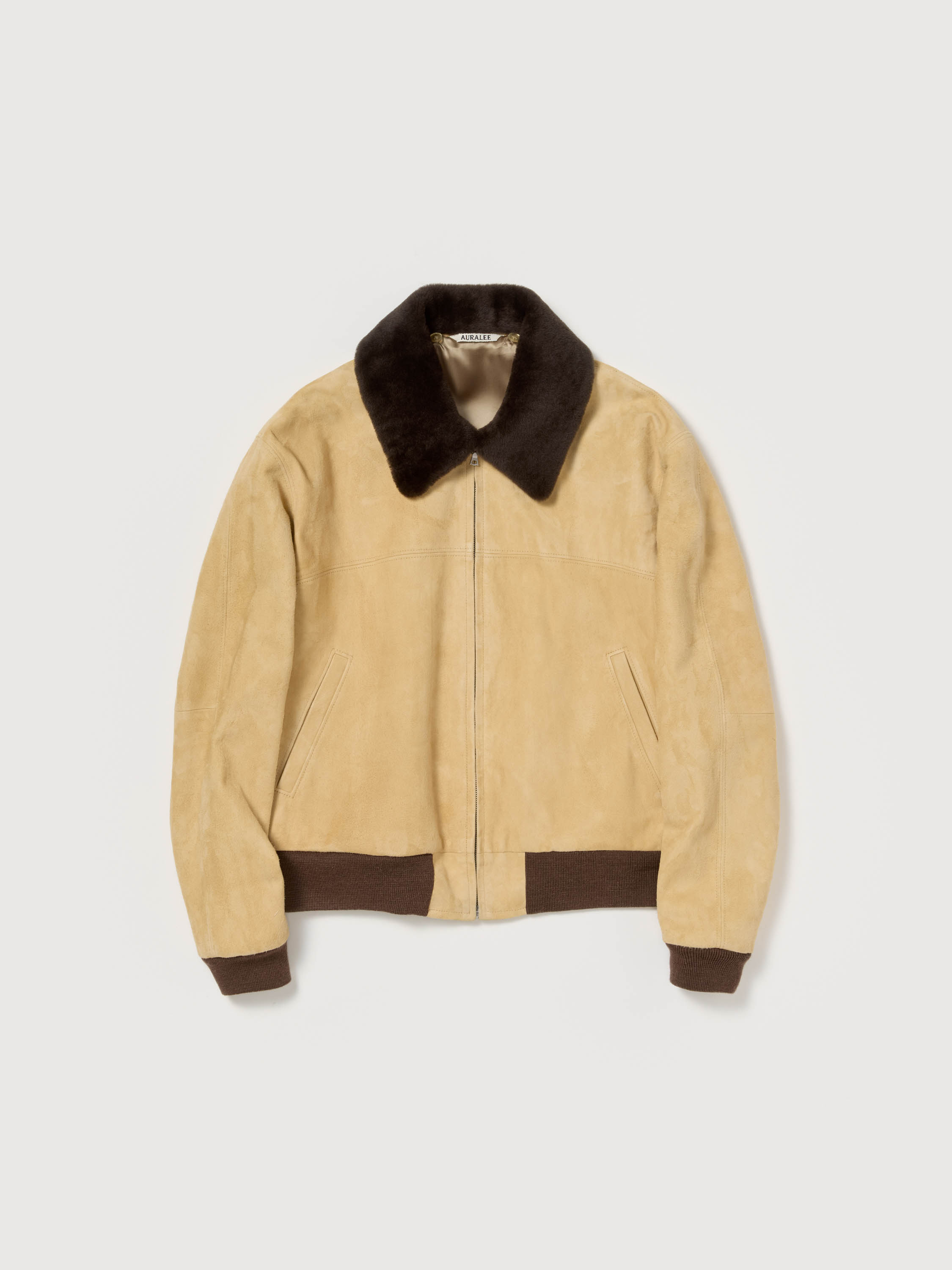 GOAT SUEDE ZIP BLOUSON 詳細画像 DUSTY YELLOW 6