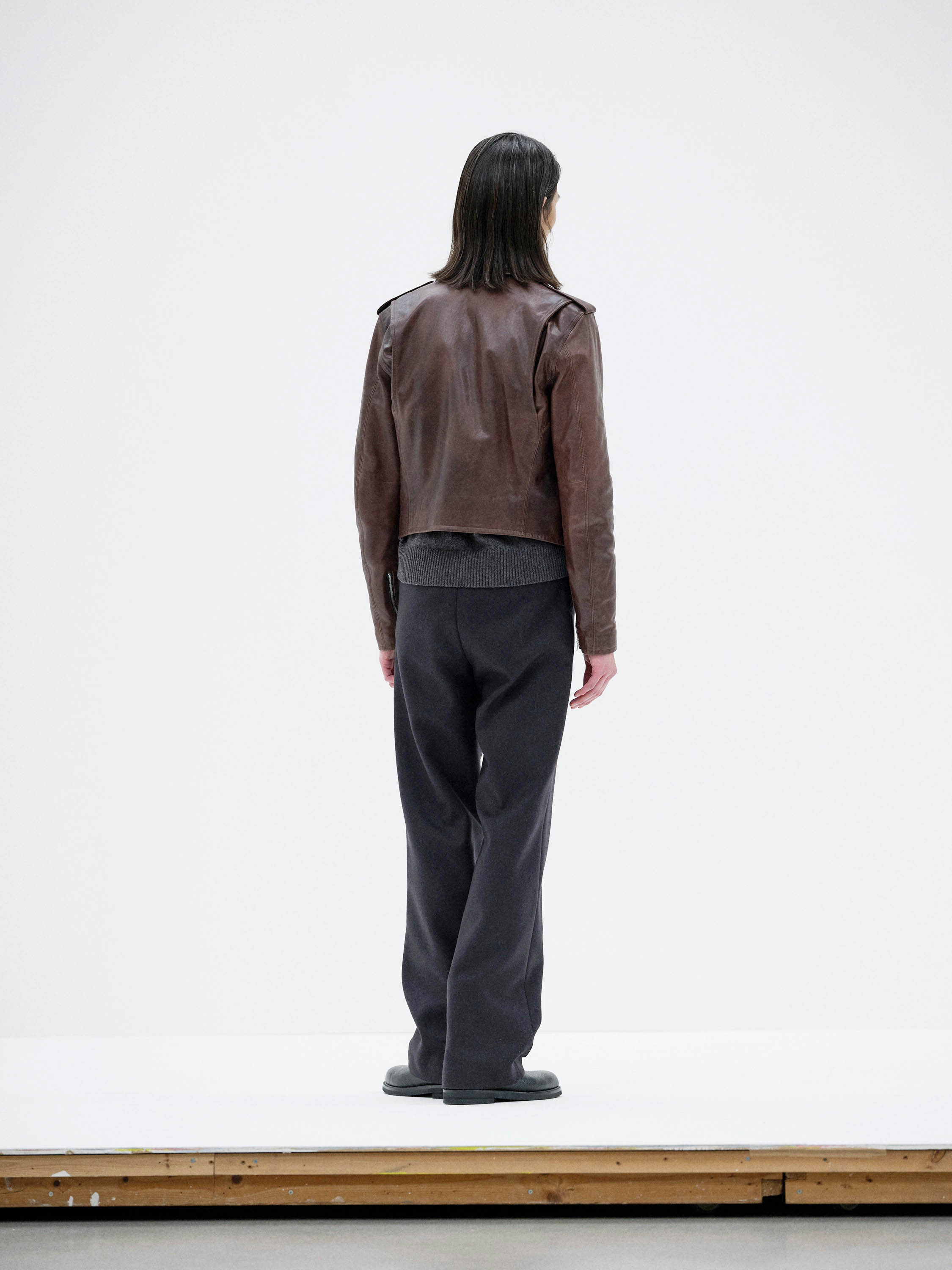 HEAVY LAMB LEATHER RIDERS JACKET 詳細画像 DARK BROWN 4