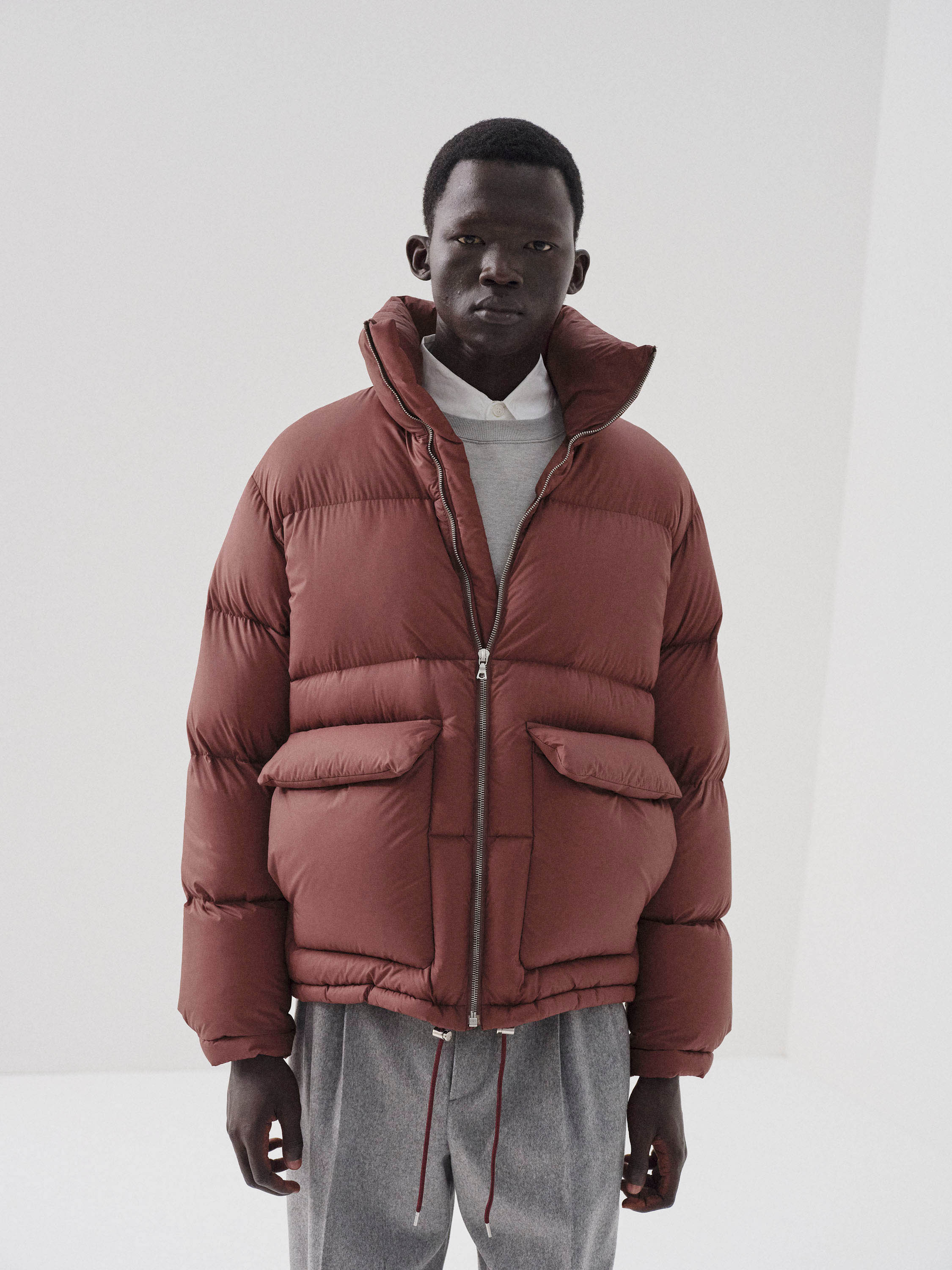 SUPER LIGHT NYLON RIPSTOP DOWN BLOUSON 詳細画像 BURGUNDY 1