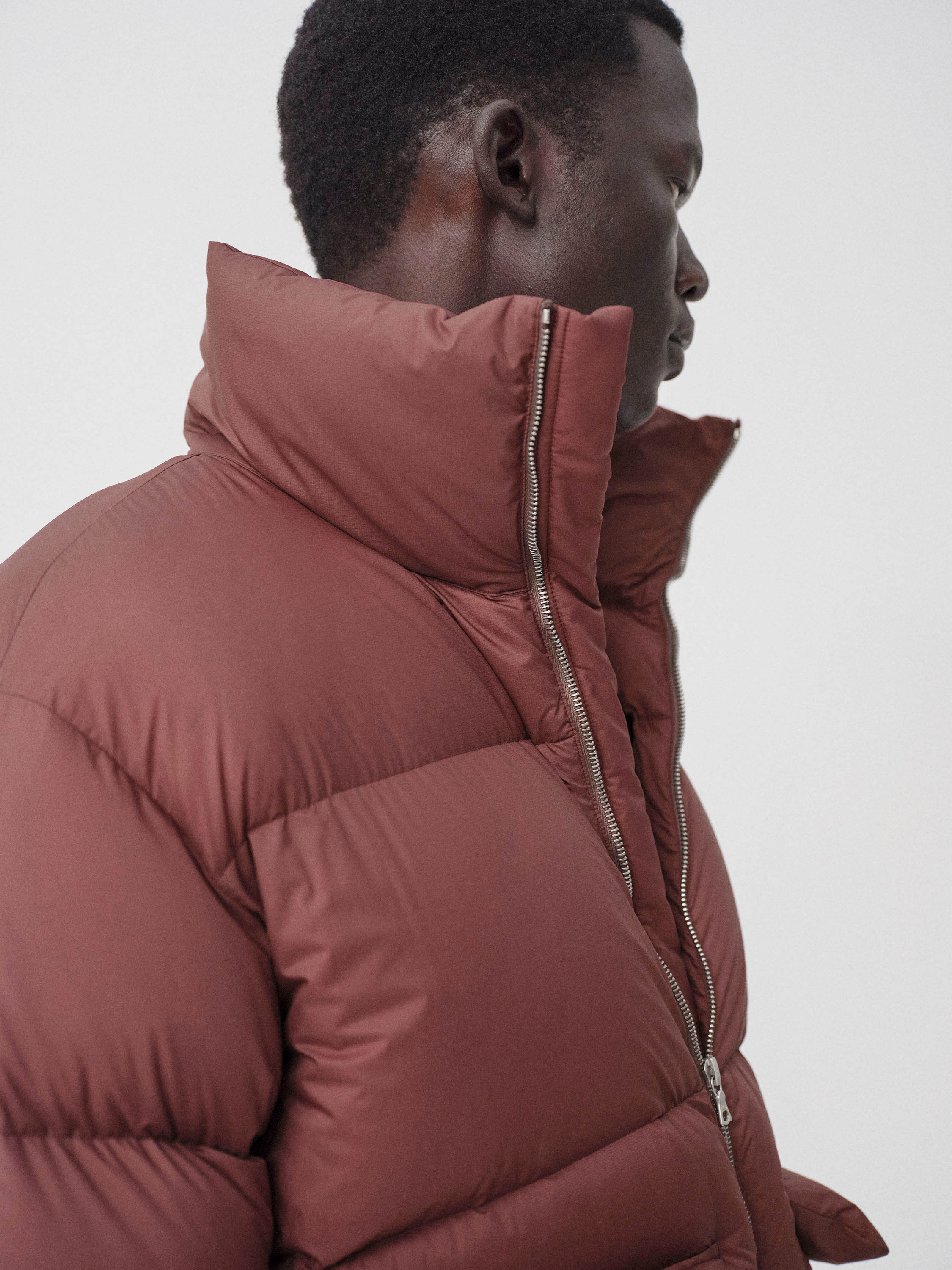 SUPER LIGHT NYLON RIPSTOP DOWN BLOUSON 詳細画像 BURGUNDY 2