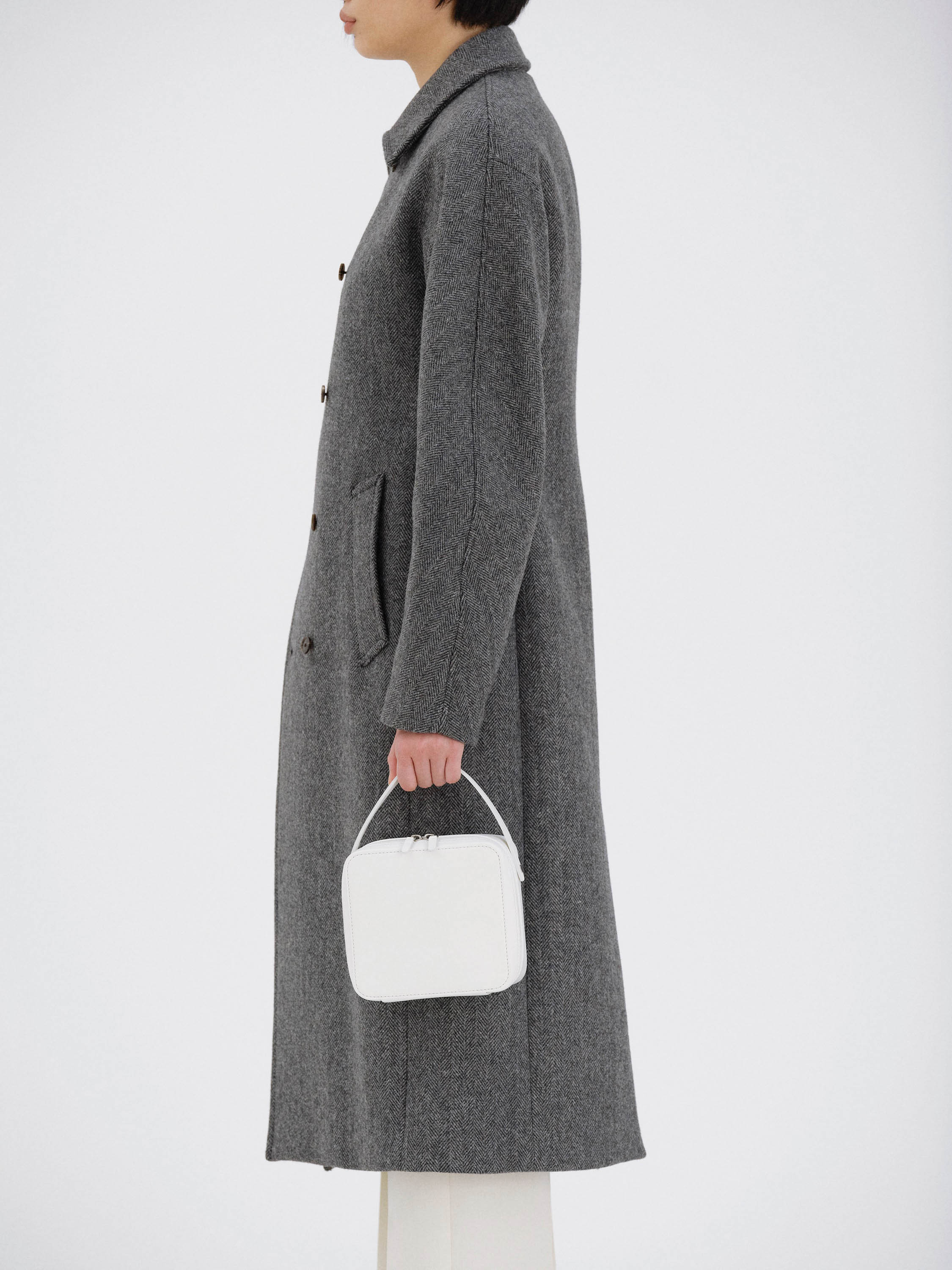 LEATHER SMALL TRAVEL CASE MADE BY AETA 詳細画像 WHITE 3