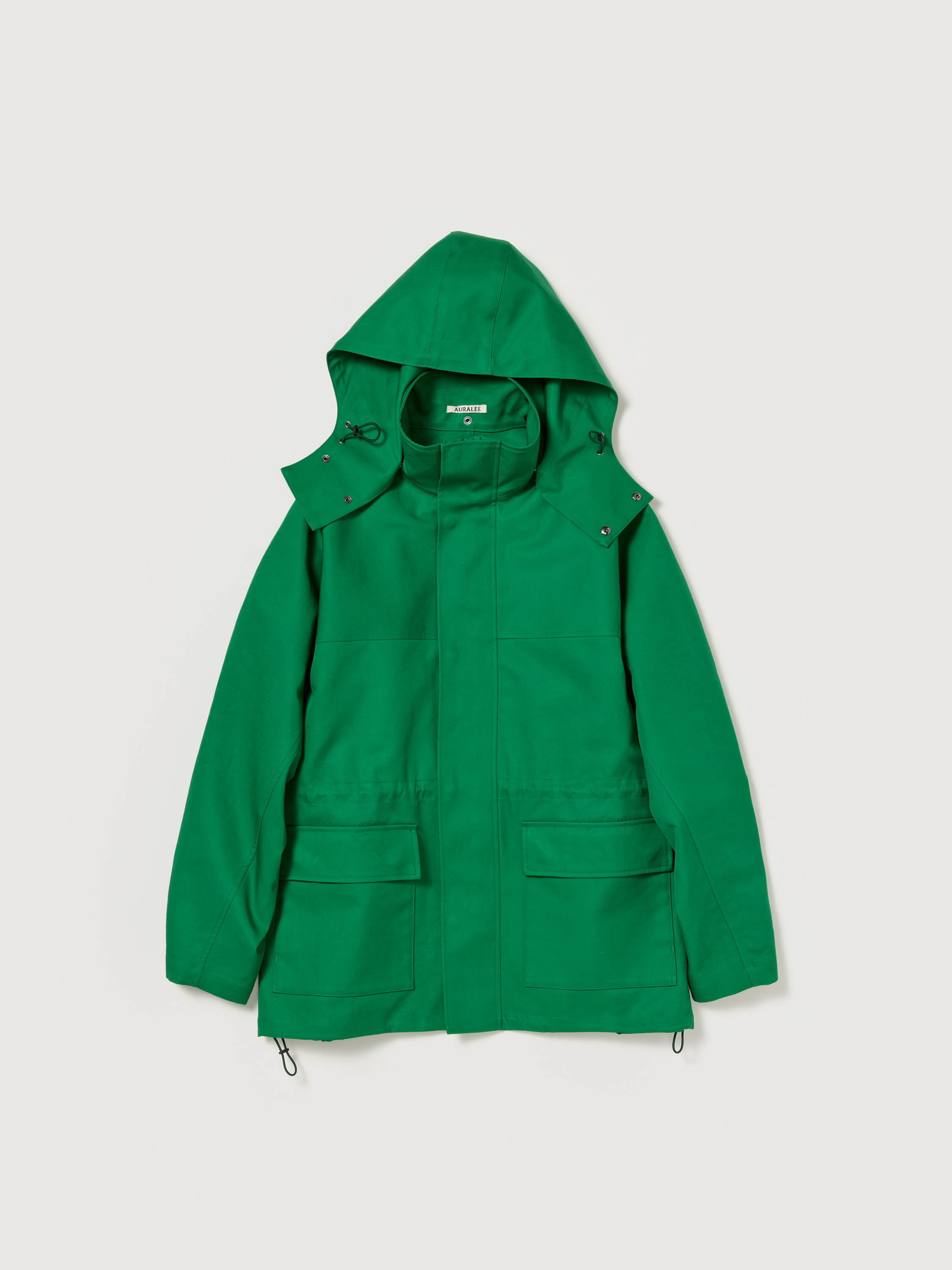 HIGH-DENSITY BONDED COTTON GABARDINE BLOUSON 詳細画像 GREEN 5