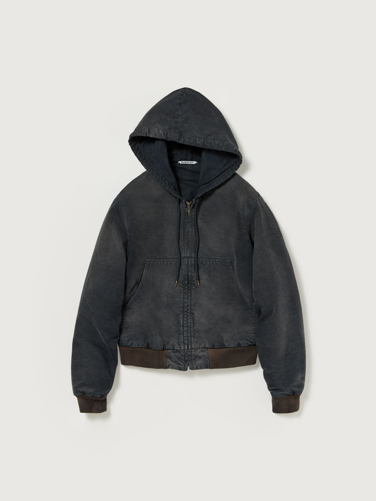 PRODUCT DYED ORGANIC COTTON DUCK SHORT ZIP PARKA