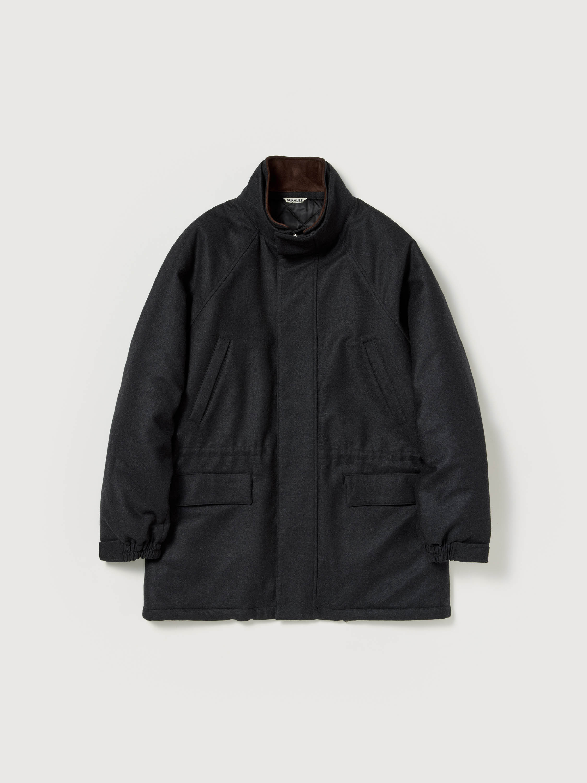 WOOL FULLING FLANNEL PADDED OVER BLOUSON 詳細画像 TOP CHARCOAL 1