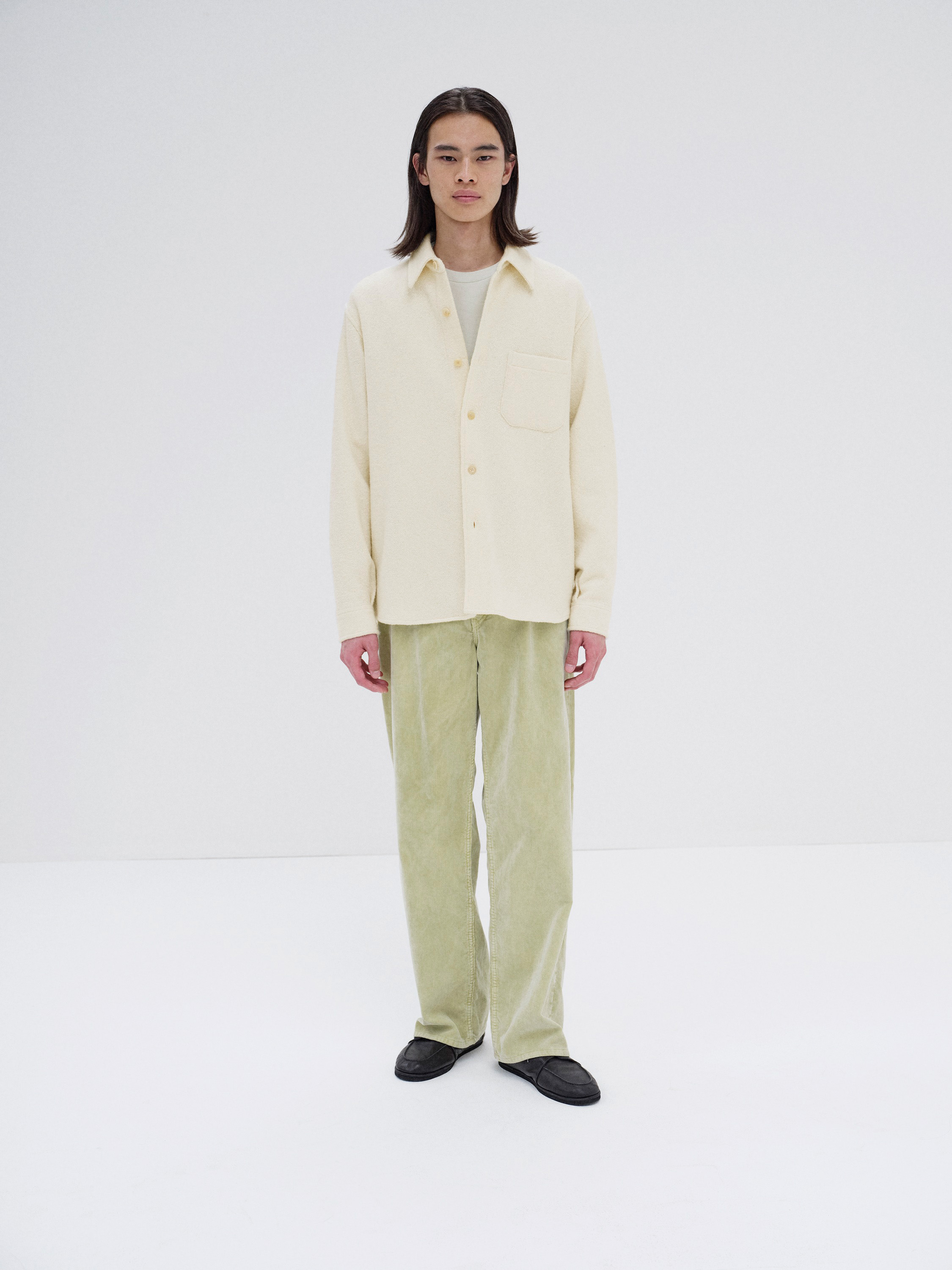 トップス AURALEE SPUN TWEED SHIRTS BLOUSON 5 HOMESPUN TWEED SHIRT BLOUSON - AURALEE Official Website