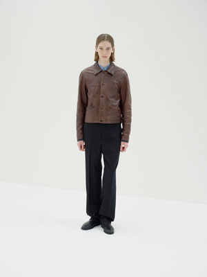 HEAVY LAMB LEATHER BLOUSON