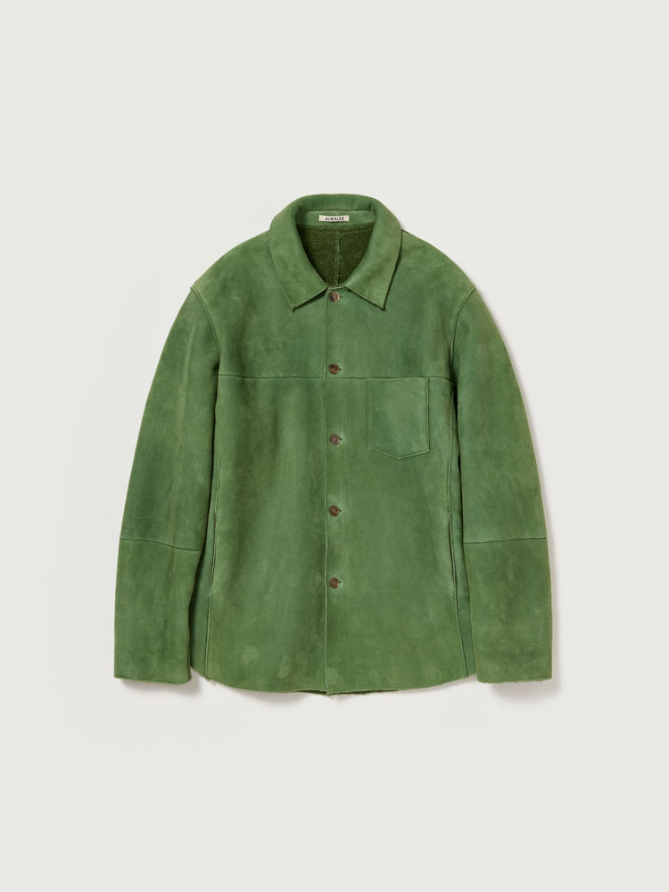 MERINO MOUTON SHIRT BLOUSON