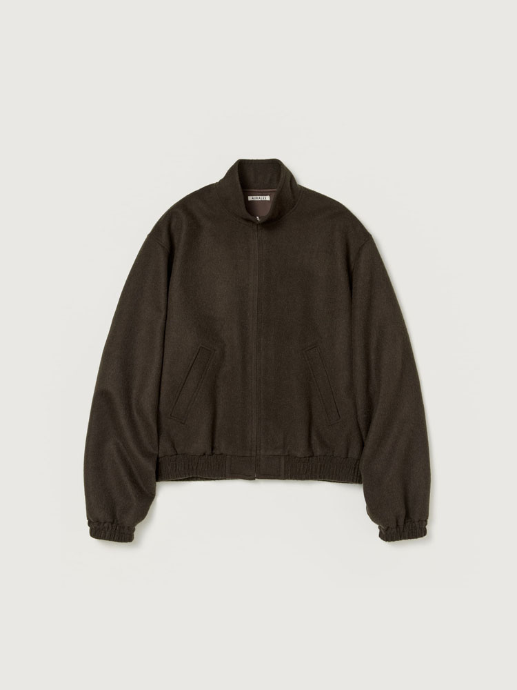 BABY CAMEL FLANNEL ZIP BLOUSON