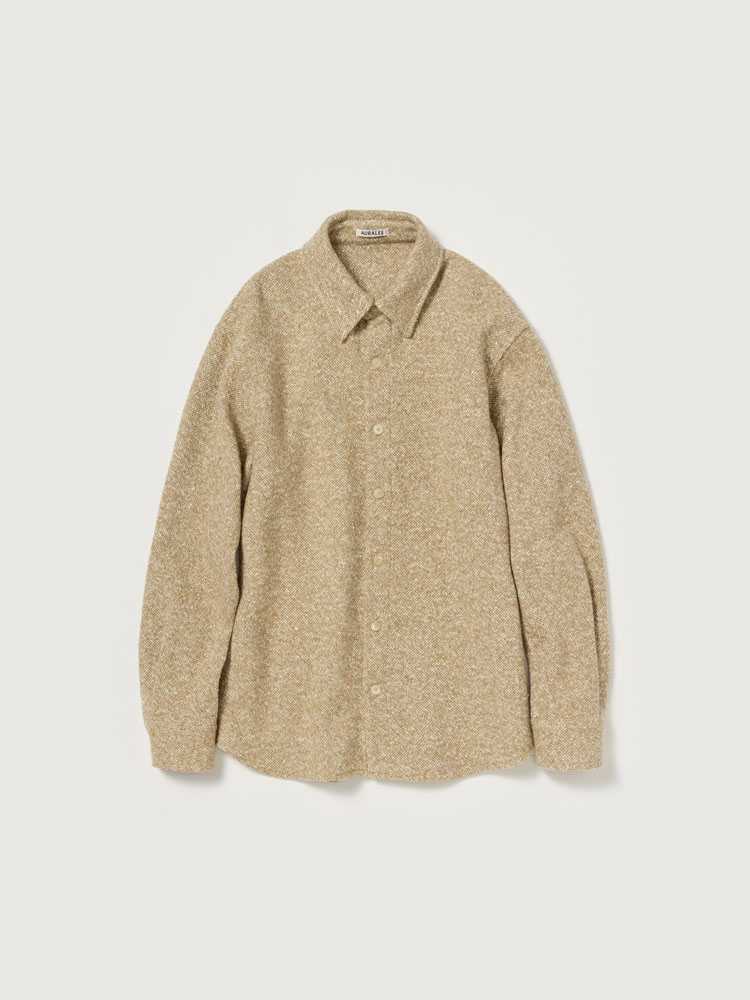 HOMESPUN TWEED  SHIRT BLOUSON
