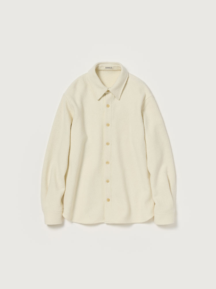 HOMESPUN TWEED SHIRT BLOUSON - AURALEE Official Website